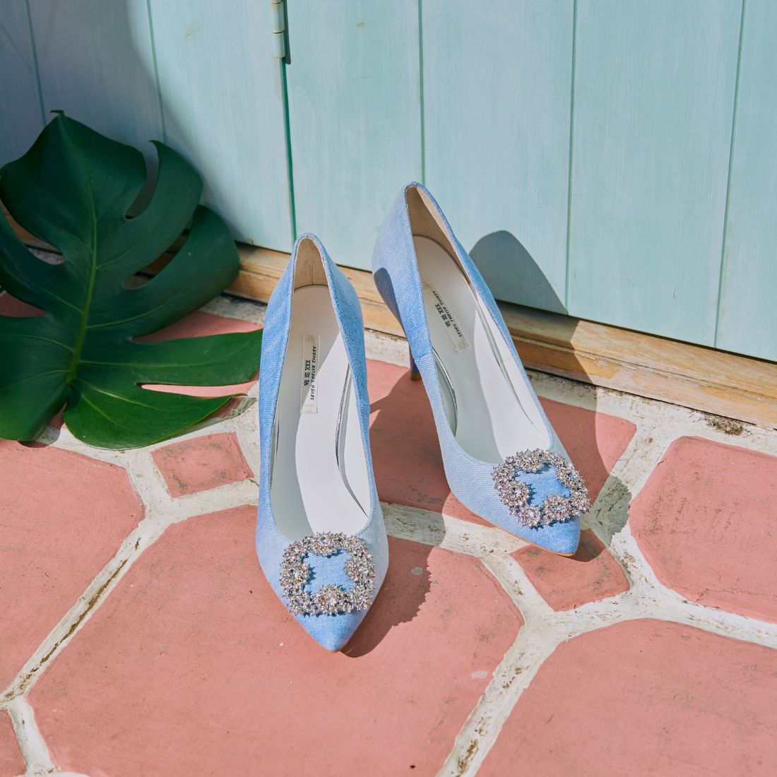 セヴン トゥエルヴ サーティ SEVEN TWELVE THIRTY スティレットヒールビジューバックルパンプス