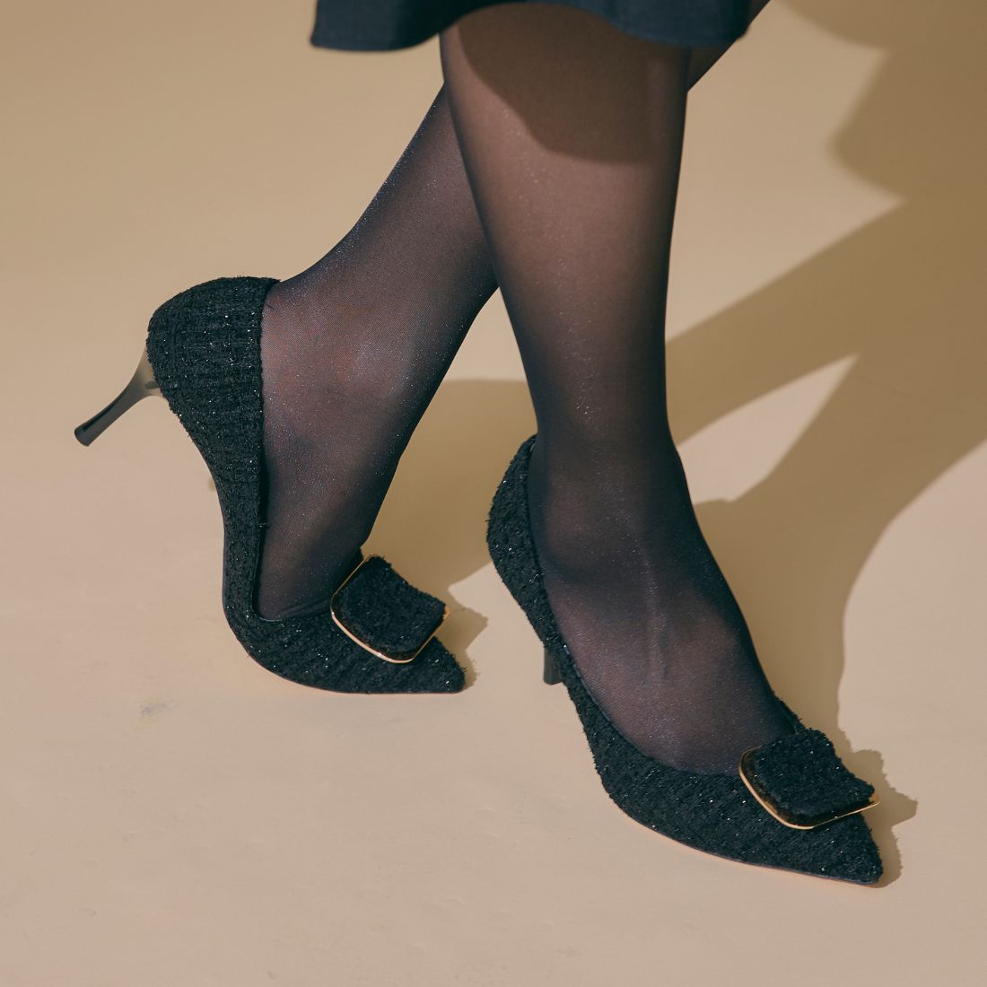 セヴン トゥエルヴ サーティ SEVEN TWELVE THIRTY LovelyWalk スクエアバックルパンプス