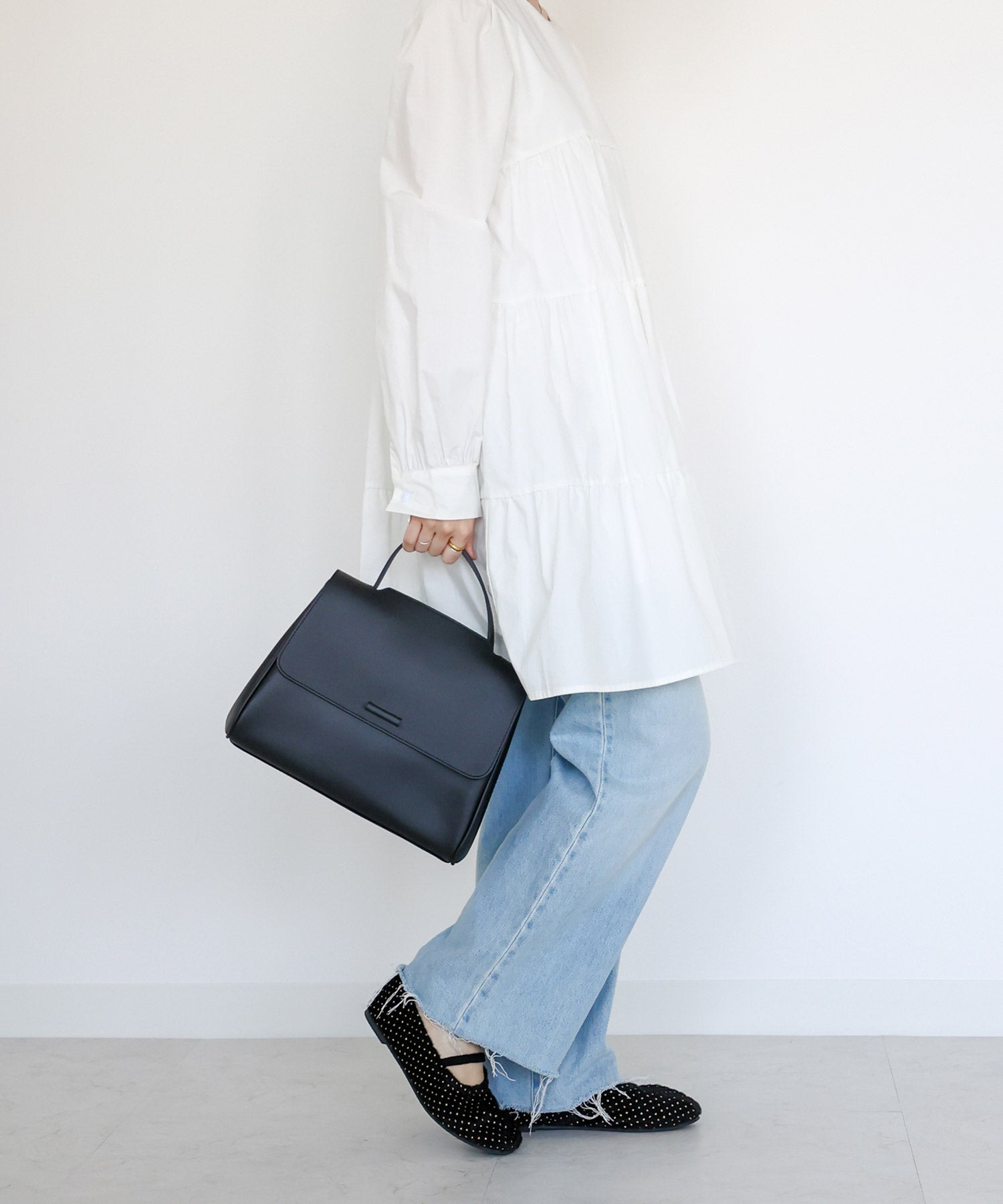 セスト SESTO タイニードットメリージェーンフラットパンプス (ブラックドット) ブラックドット