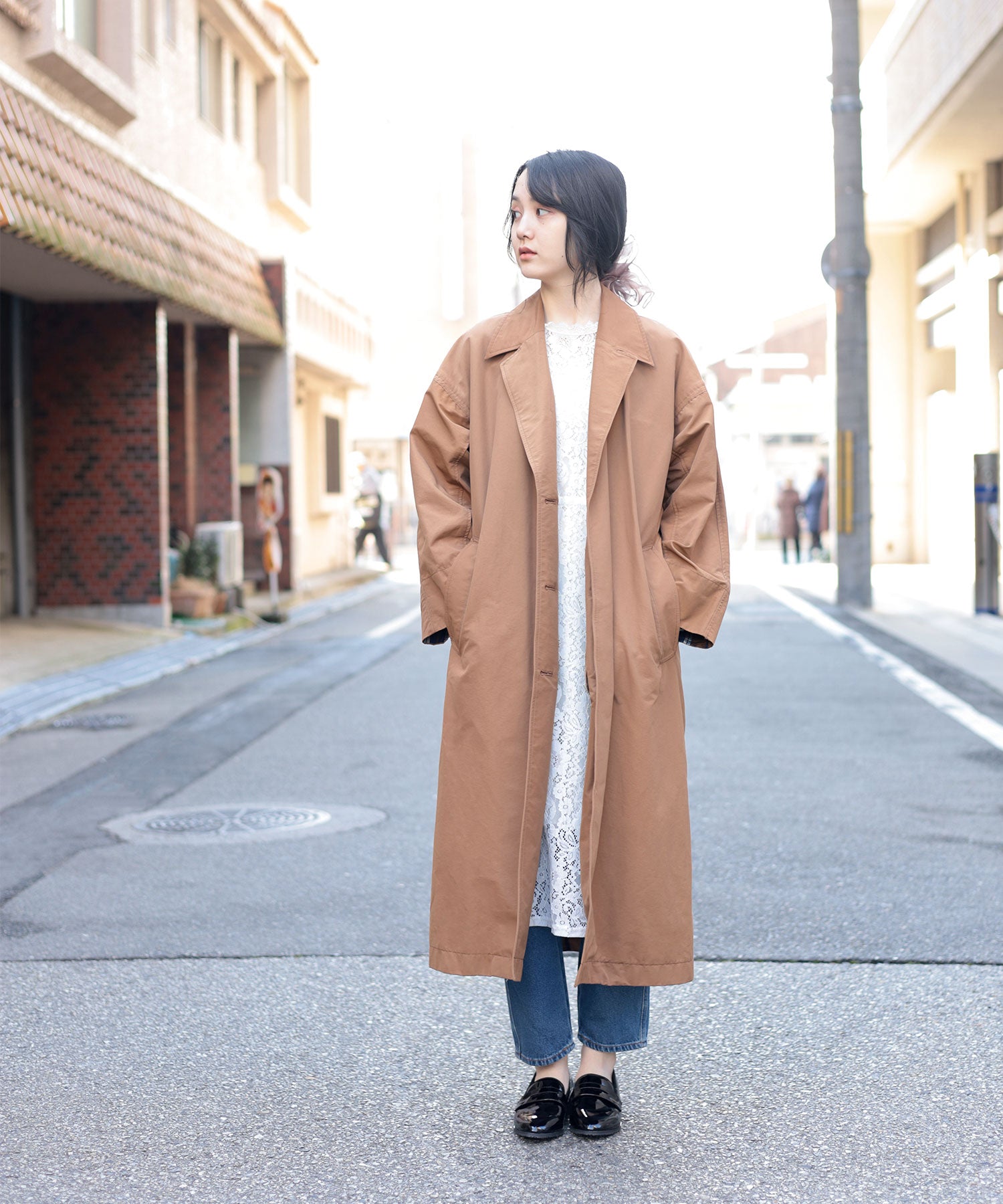 セスト SESTO 生活防水!晴雨兼用コインローファーパンプス