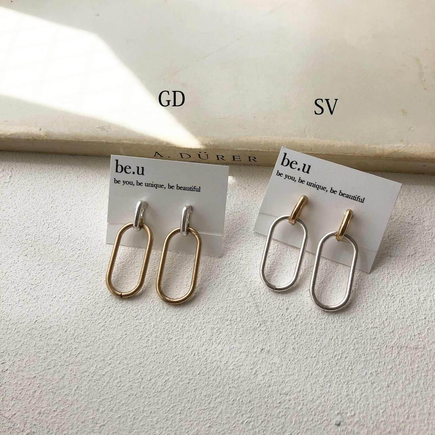 シースキー seasukii マットバイカラーイヤリング