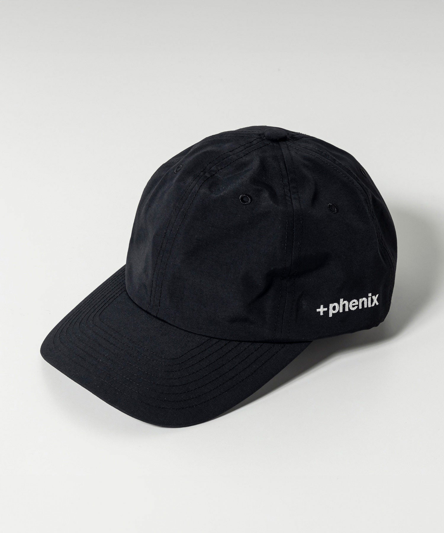 プラスフェニックス +phenix 【MENS】GORE CAP メンズキャップ シンプル ベースボールキャップ ゴアテックスウェア 耐水 撥水 防風 蒸れにくい ウィンドストッパー / WIND,black×white