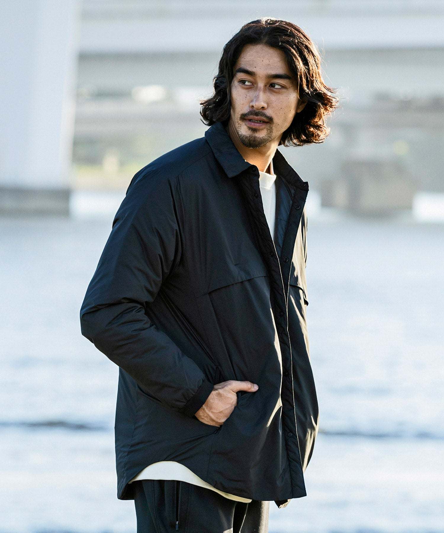 プラスフェニックス +phenix INNER DOWN SHIRTS 內襯羽絨衫 碳素材料石墨烯