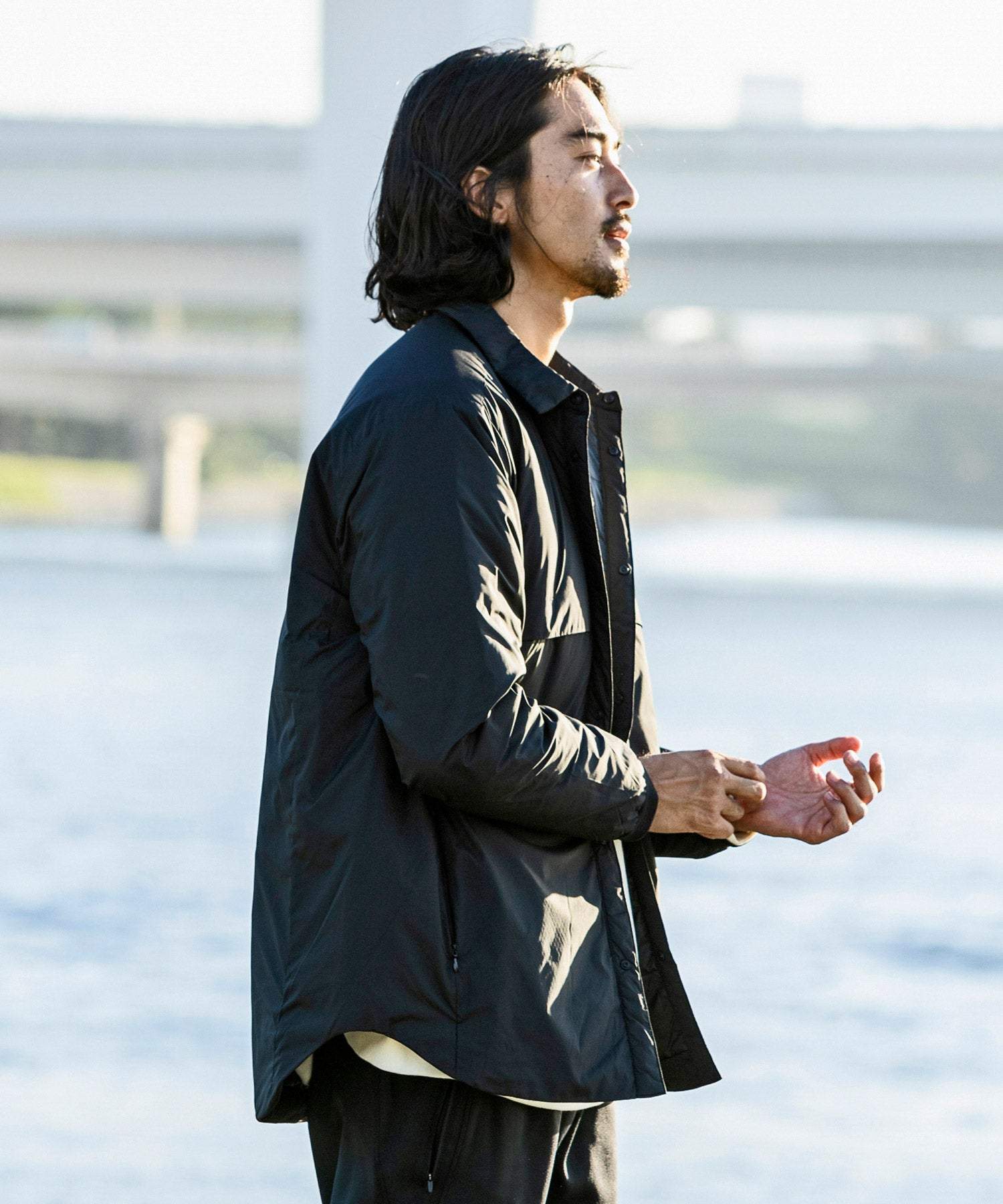 プラスフェニックス +phenix INNER DOWN SHIRTS 內襯羽絨衫 碳素材料石墨烯