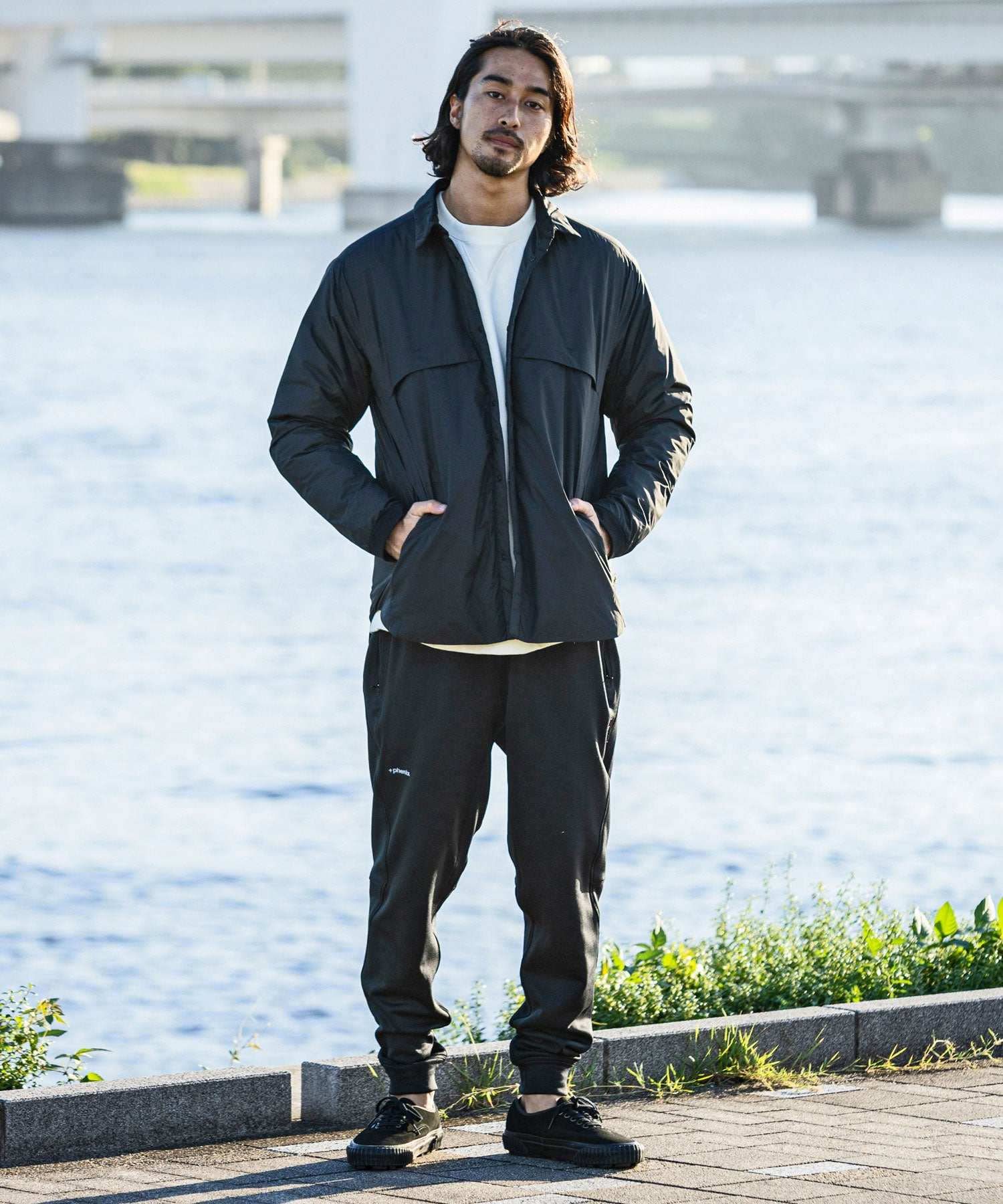 プラスフェニックス +phenix INNER DOWN SHIRTS 內襯羽絨衫 碳素材料石墨烯