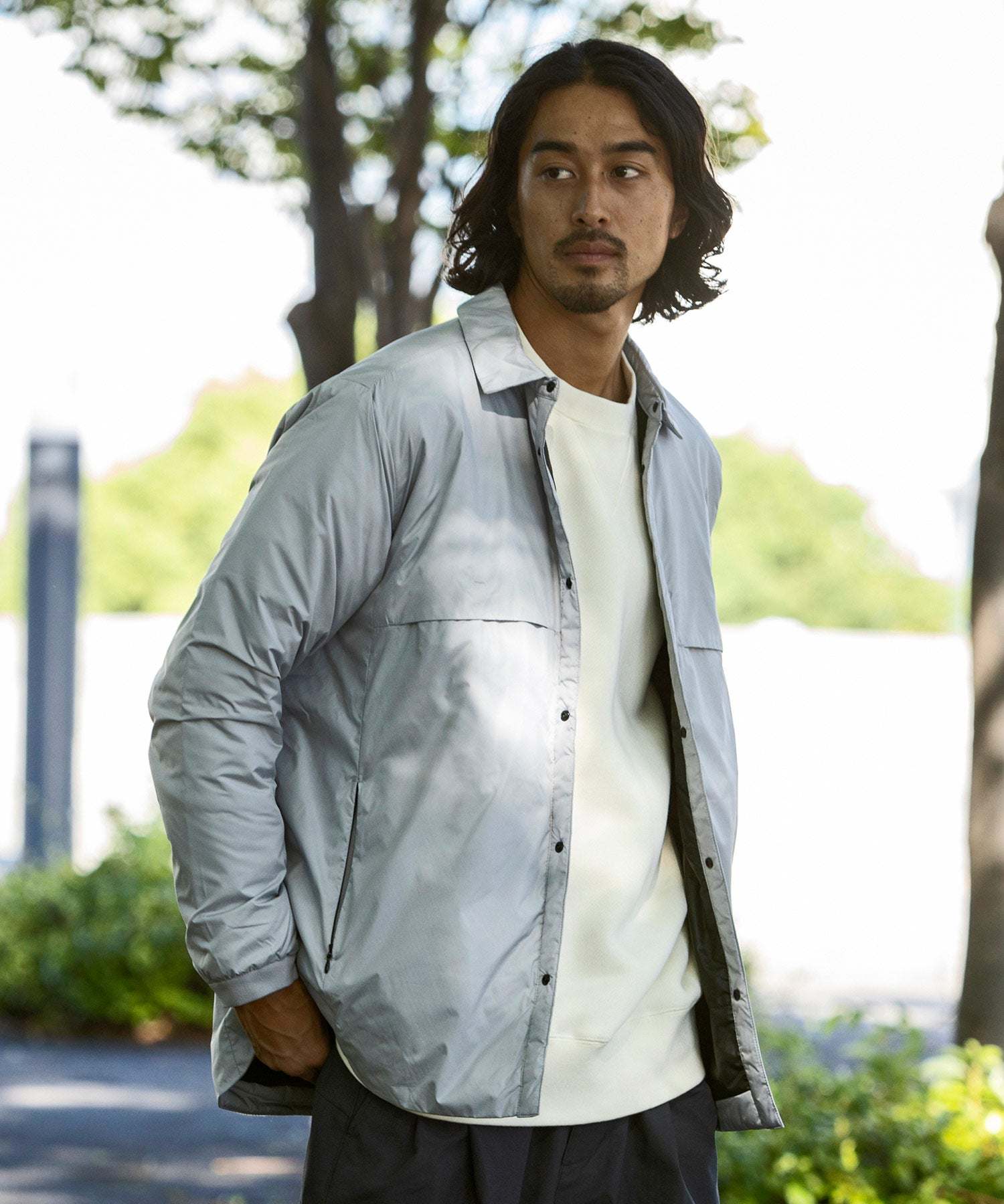 プラスフェニックス +phenix INNER DOWN SHIRTS 內襯羽絨衫 碳素材料石墨烯