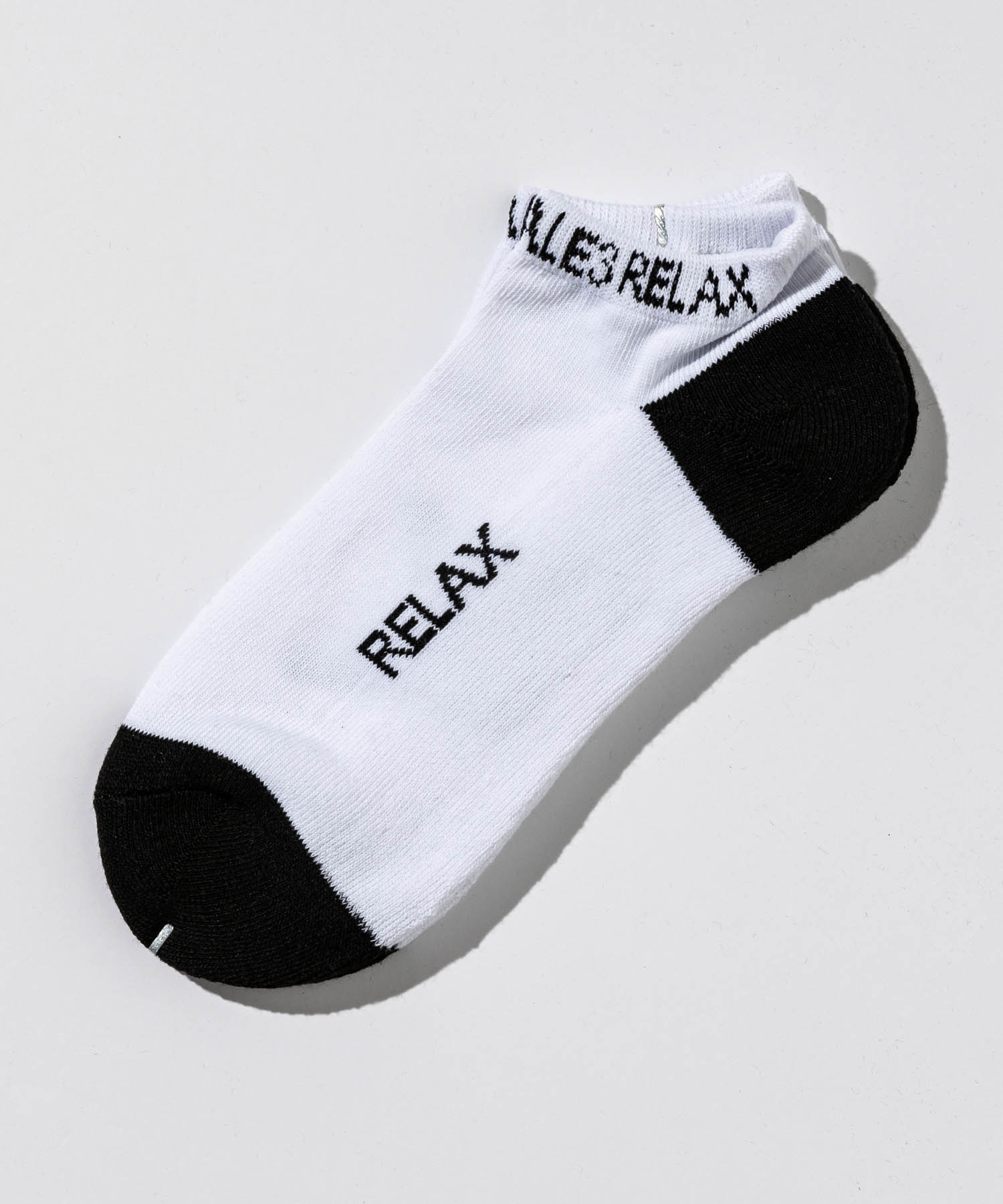 ウノ ピゥ ウノ ウグァーレ トレ リラックス 1PIU1UGUALE3 RELAX 1PIU1UGUALE3 RELAX(ウノピゥウノウグァーレトレ)ロゴパイルアンクルソックス 靴下 (ホワイト) ホワイト