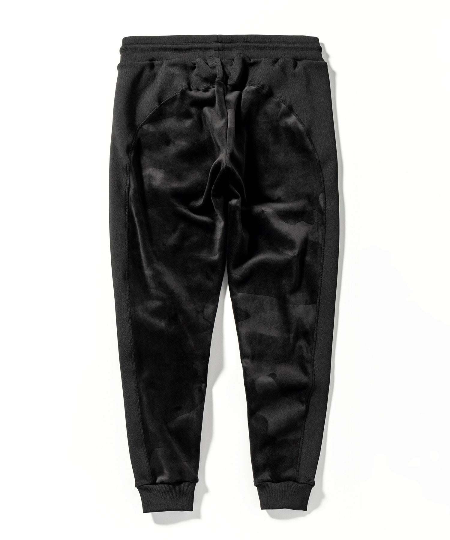 ウノ ピゥ ウノ ウグァーレ トレ リラックス 1PIU1UGUALE3 RELAX カモ柄ベロアロングパンツ (ブラック) ブラック