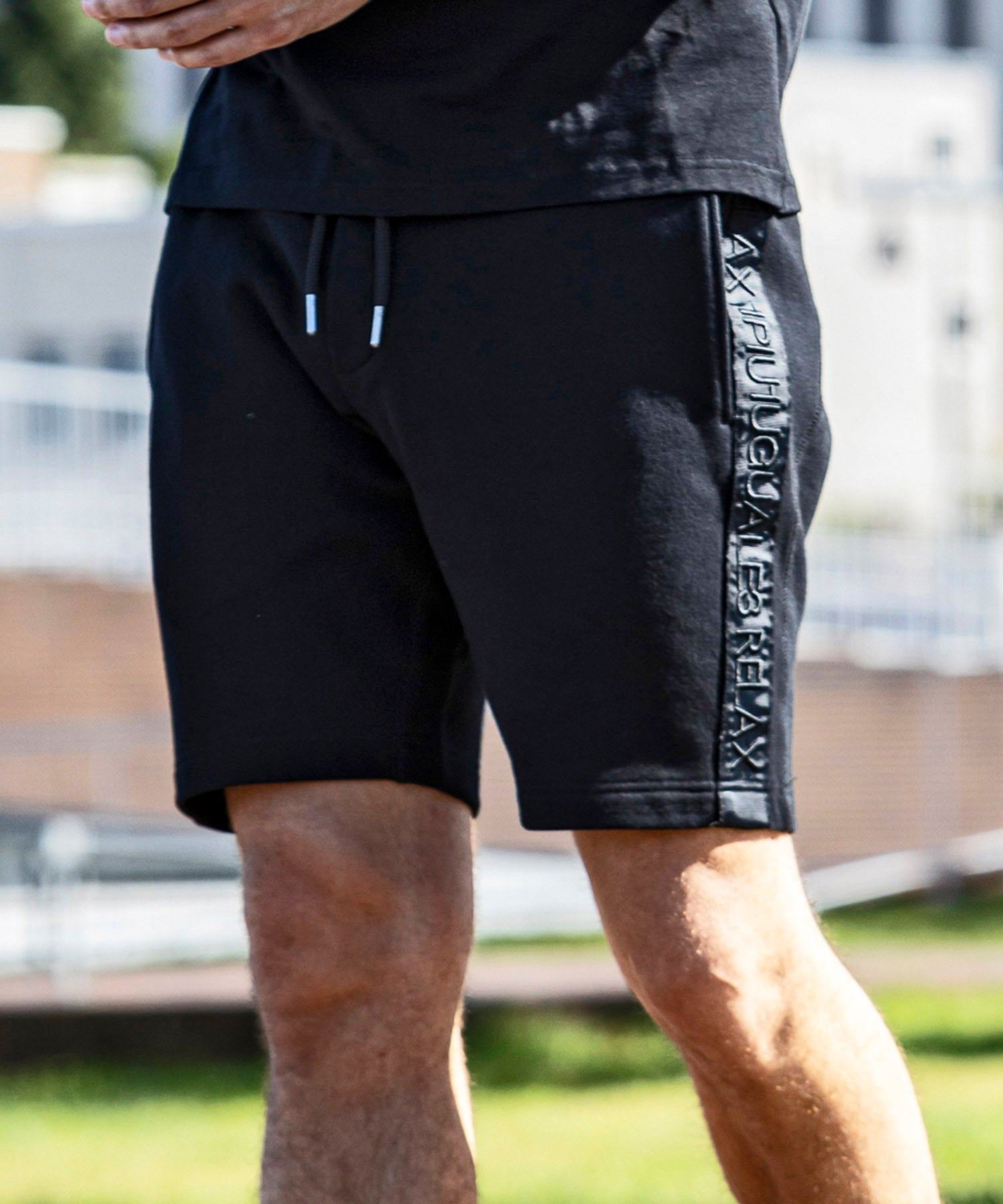 メンズウェア 1piu1uguale3 KNIT SHORTS JAQURED LOGO メンズウェア