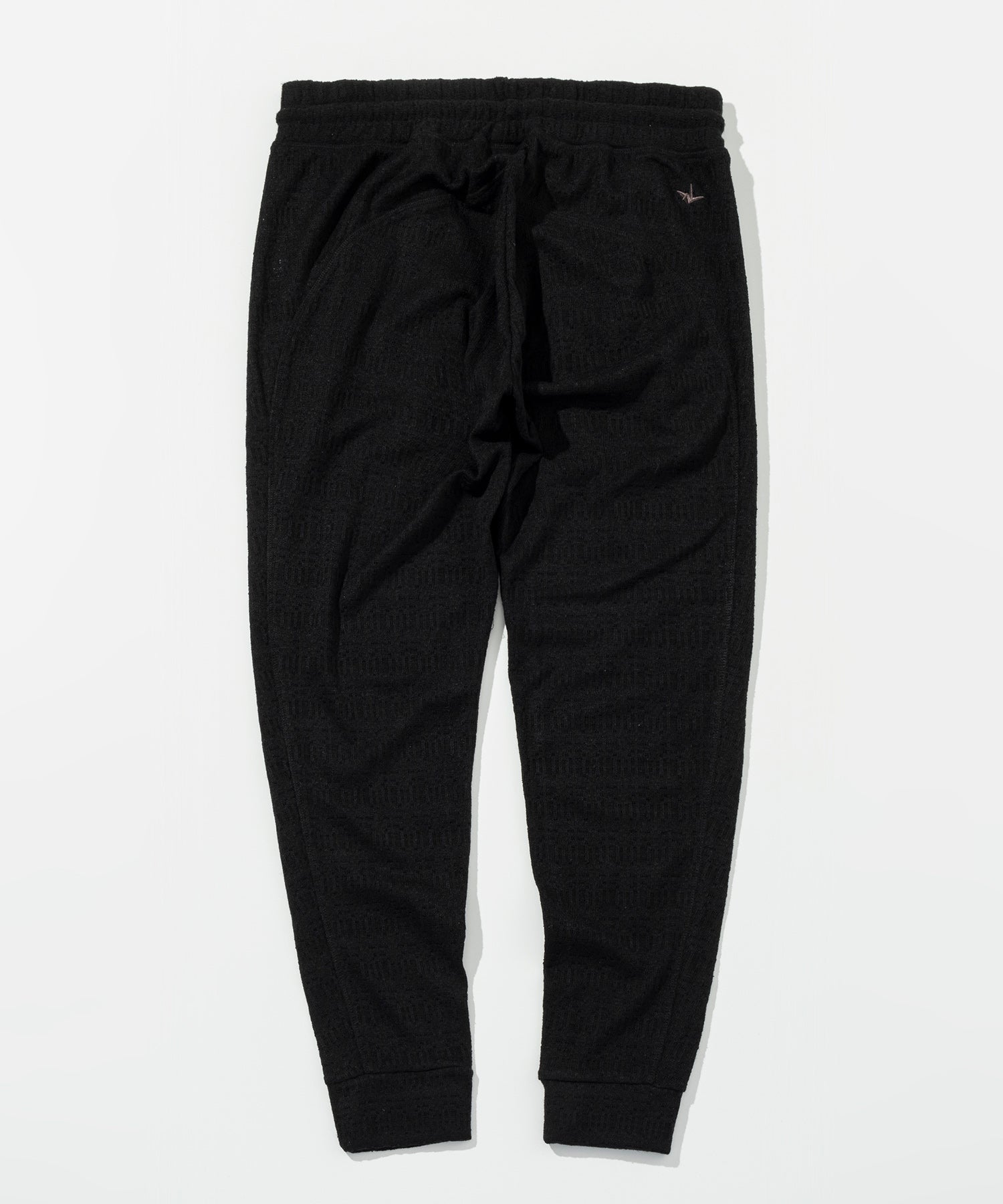 ウノ ピゥ ウノ ウグァーレ トレ リラックス 1PIU1UGUALE3 RELAX ブラックジャガード リラックス ジョガーパンツ (ストレッチ/軽量) (ブラック) ブラック