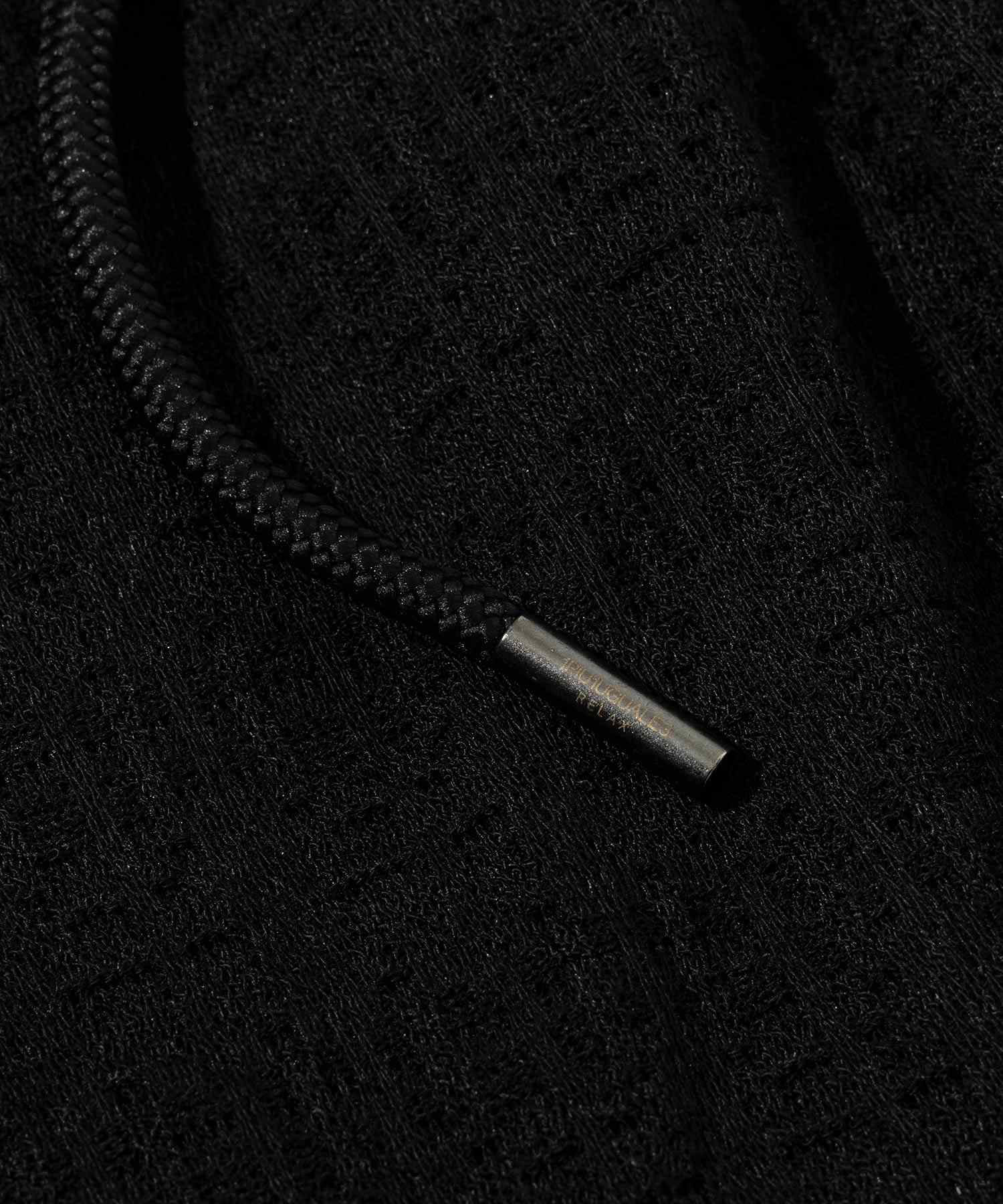 ウノ ピゥ ウノ ウグァーレ トレ リラックス 1PIU1UGUALE3 RELAX ブラックジャガード リラックス スラックス ロングパンツ (ストレッチ/軽量) (ブラック) ブラック