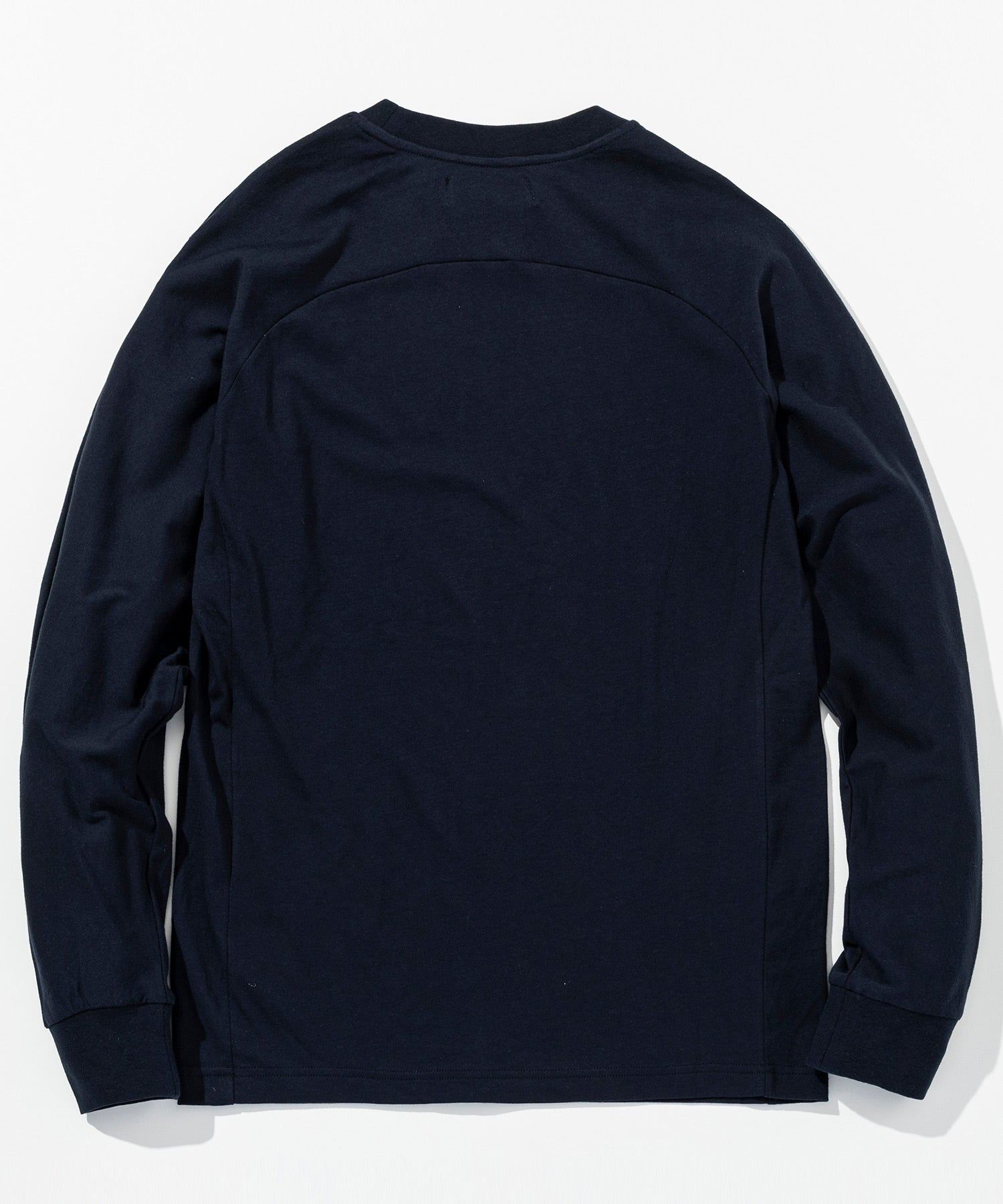 ウノ ピゥ ウノ ウグァーレ トレ リラックス 1PIU1UGUALE3 RELAX ダブルラインストーンロゴロングTシャツ (ネイビー) ネイビー