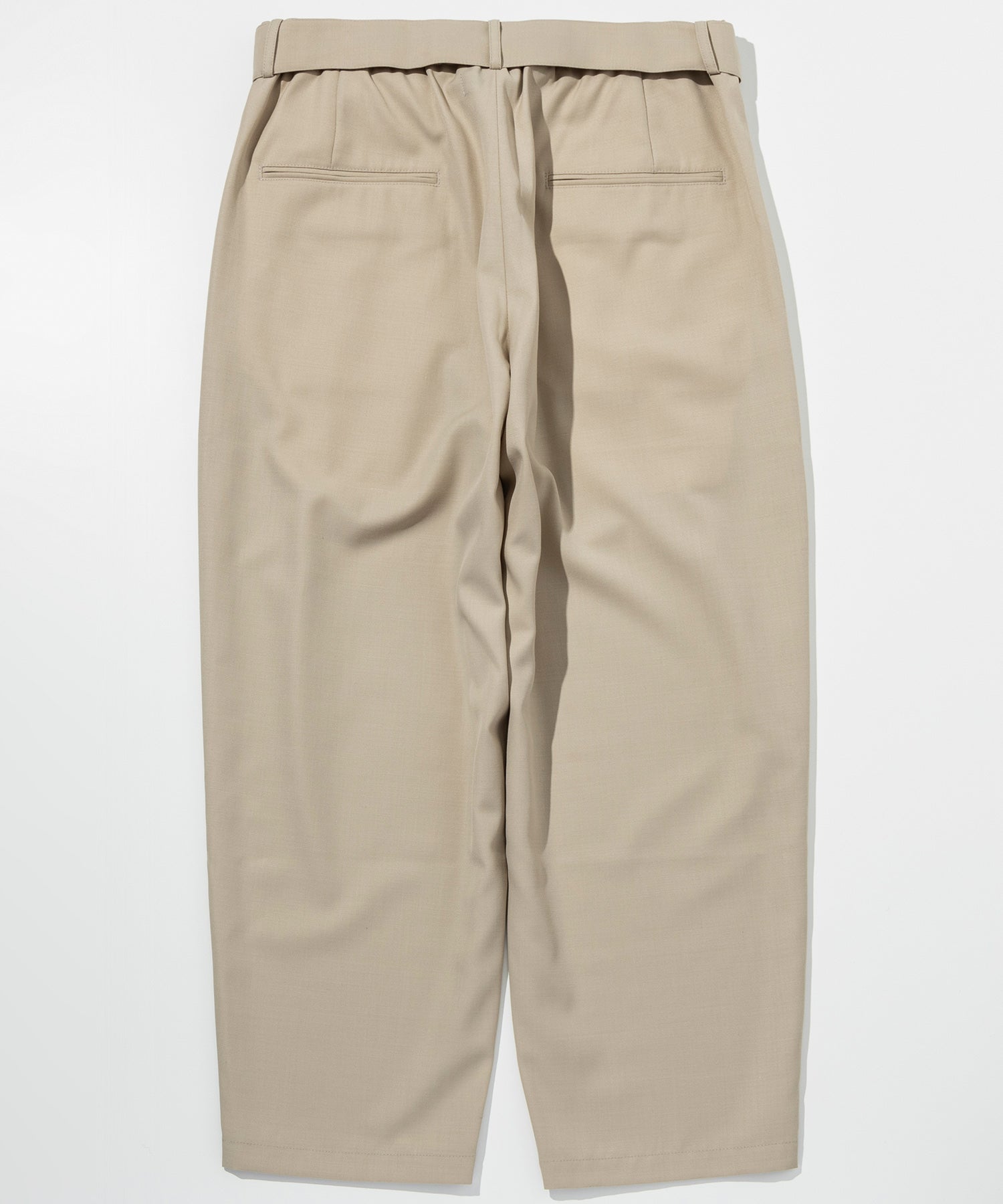 ウノ ピゥ ウノ ウグァーレ トレ リラックス 1PIU1UGUALE3 RELAX 【WEB・直営店限定】ウールブレンド ツータック ワイドシルエット スラックス (ベージュ) ベージュ