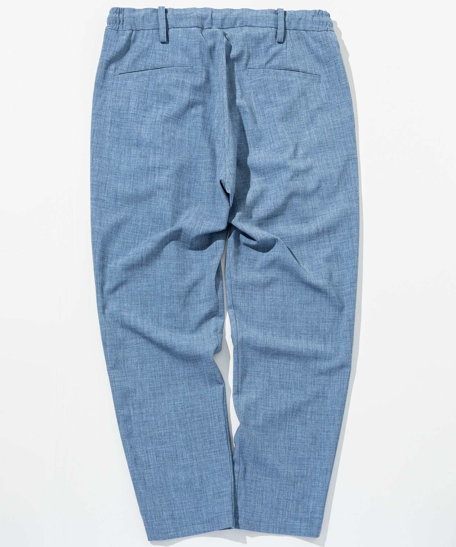 ウノ ピゥ ウノ ウグァーレ トレ リラックス 1PIU1UGUALE3 RELAX 【WEB・直営店限定】リネンライク リラックス ストレートシルエット ワイドパンツ (ライトブルー) ライトブルー