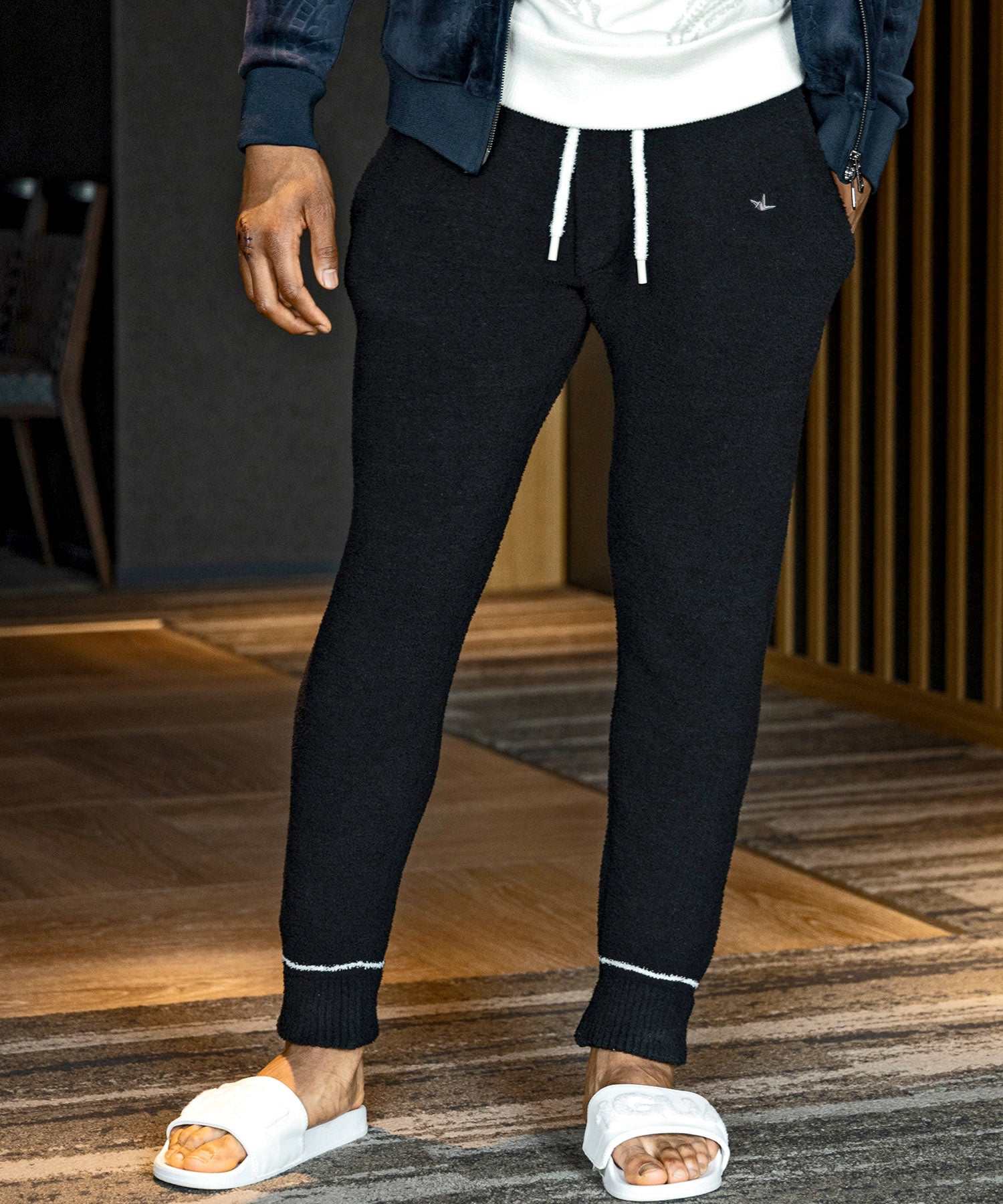 1PIU1UGUALE3 BI COLOR CABLE CREW バイカラー ケーブル クルーネック