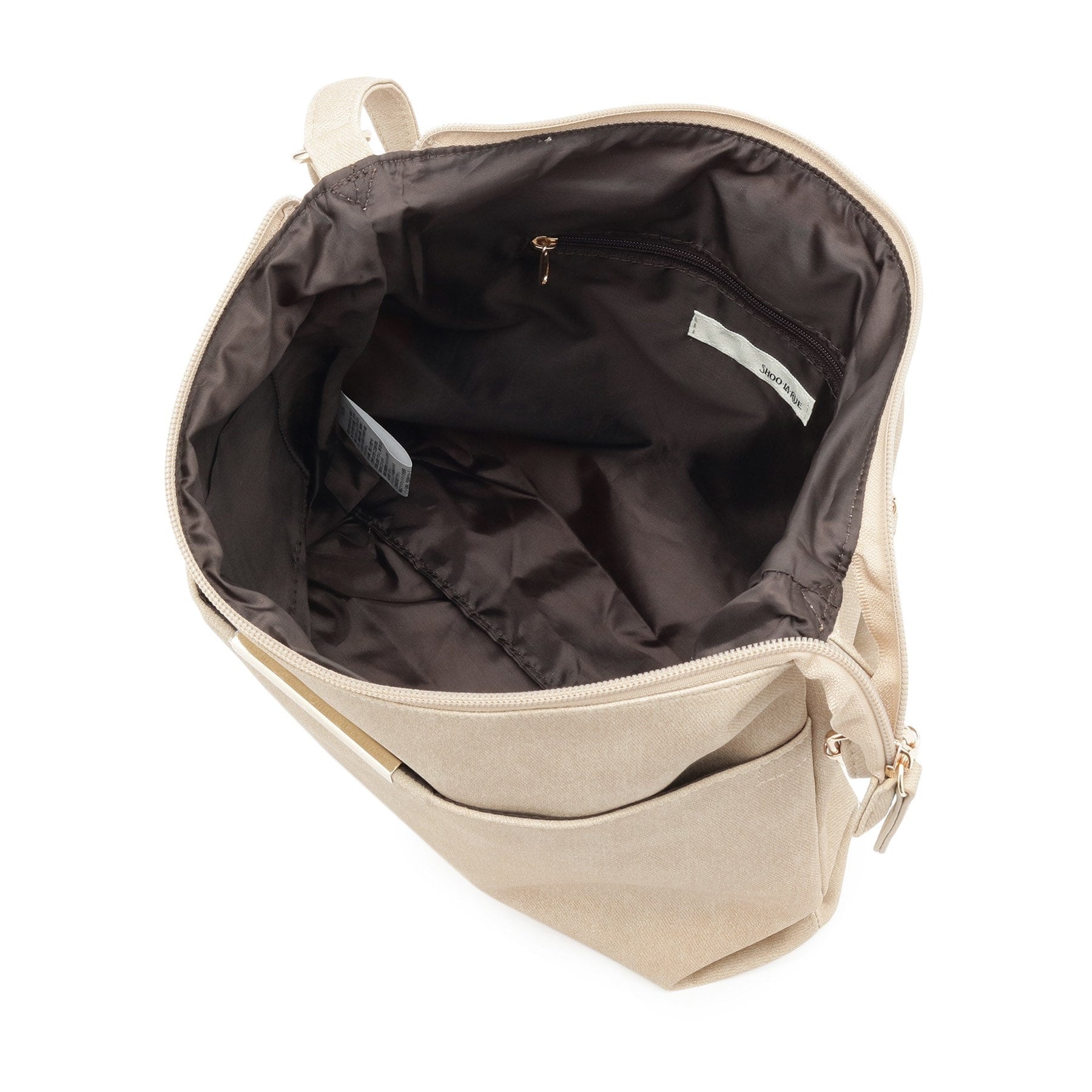 シューラルー SHOO・LA・RUE ダブルフェイスショルダーバッグ (ベージュ(052)) ベージュ(052)