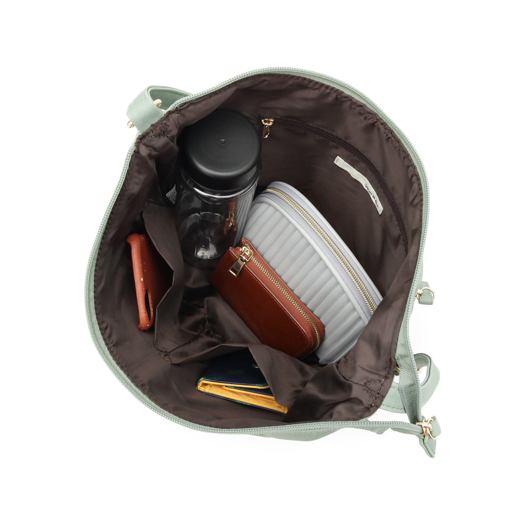 シューラルー SHOO・LA・RUE ダブルフェイスショルダーバッグ (ベージュ(052)) ベージュ(052)