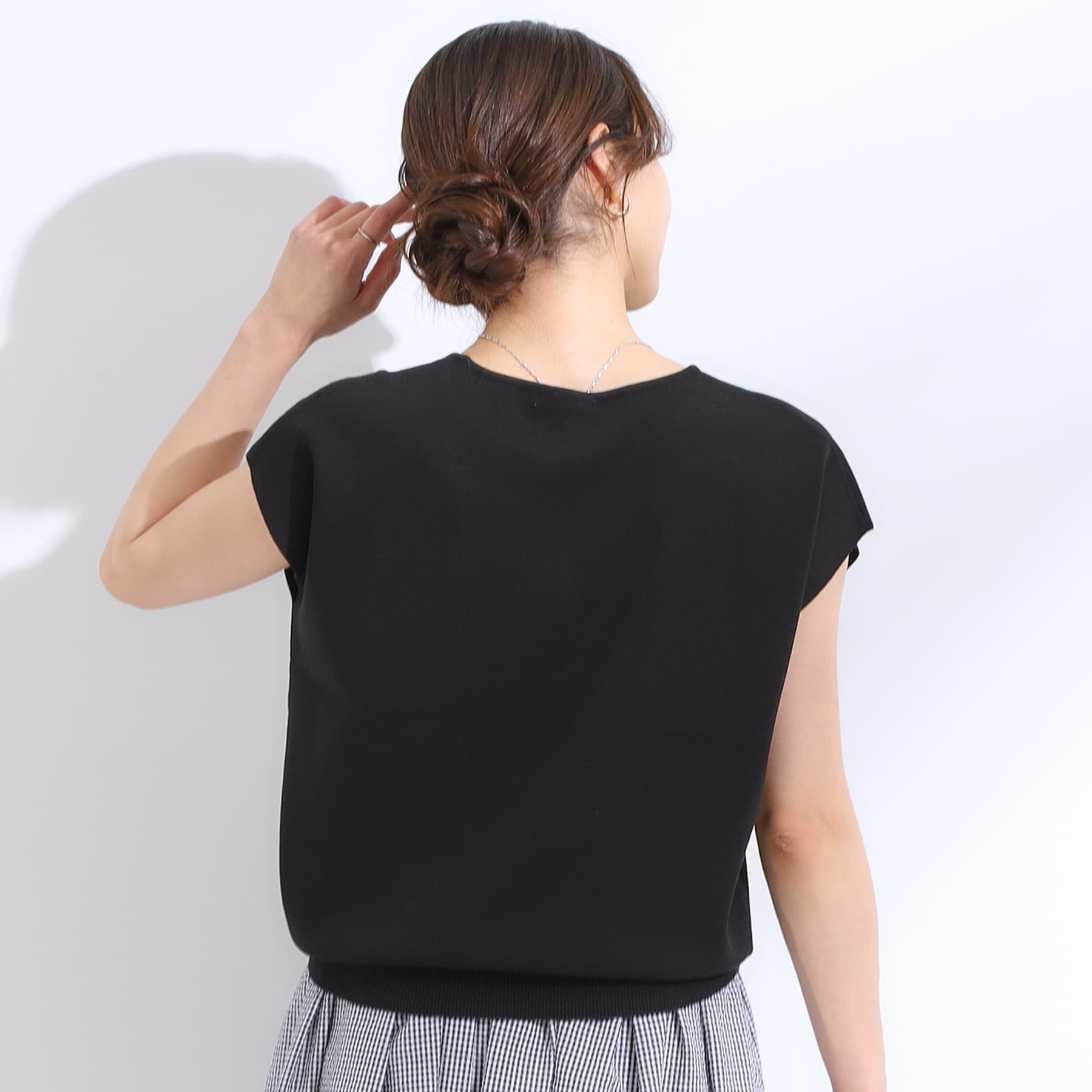 シューラルー SHOO・LA・RUE 【シューアイス/洗える】総針フレンチニット (ネイビー(094)) ネイビー(094)