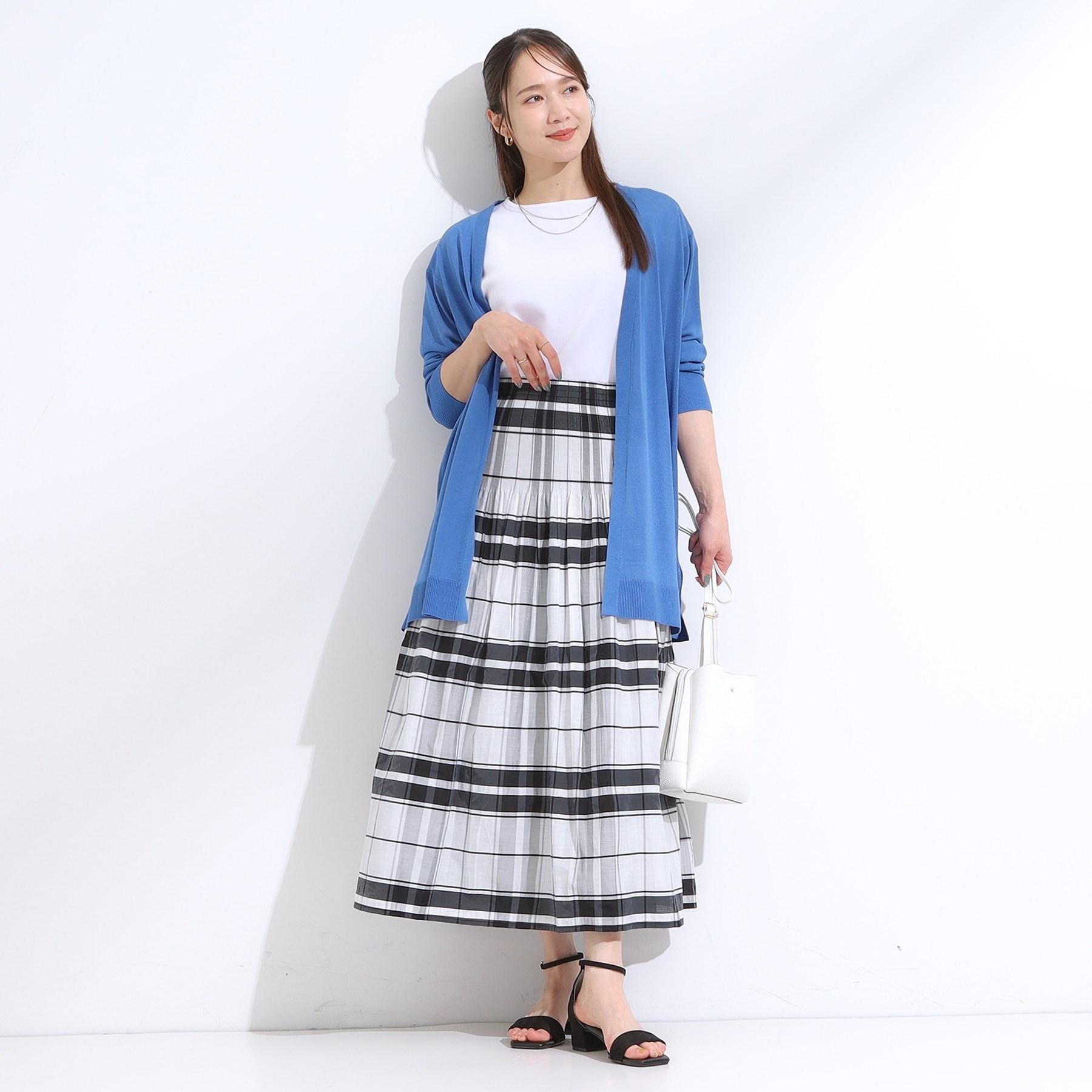 シューラルー SHOO・LA・RUE 【シューアイス/洗える】総針フレンチニット (ネイビー(094)) ネイビー(094)