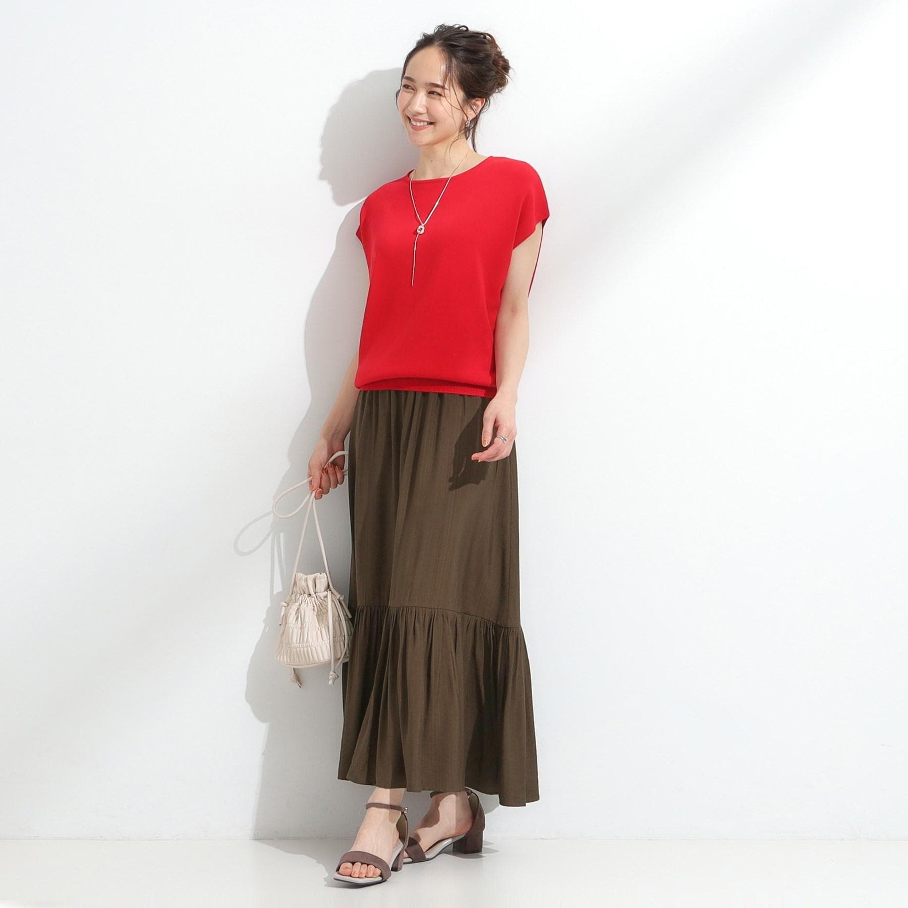 シューラルー SHOO・LA・RUE 【シューアイス/洗える】総針フレンチニット (ネイビー(094)) ネイビー(094)