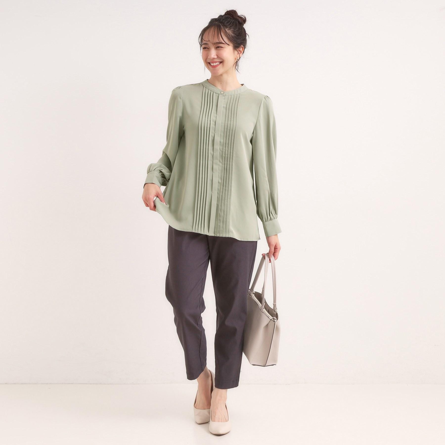 シューラルー SHOO・LA・RUE あったかハイパー裏起毛テーパード (チャコールグレー(014)) チャコールグレー(014)