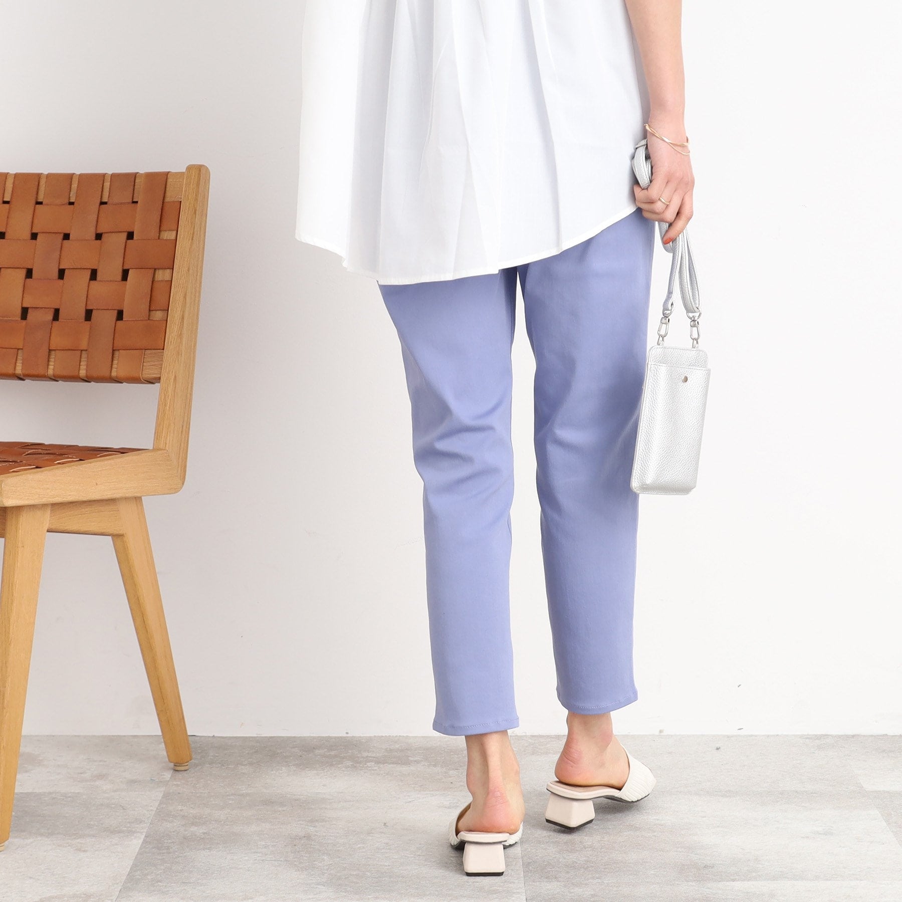 シューラルー SHOO・LA・RUE 一本は揃えておきたい【UV/接触冷感】ひんやりスキニーパンツ