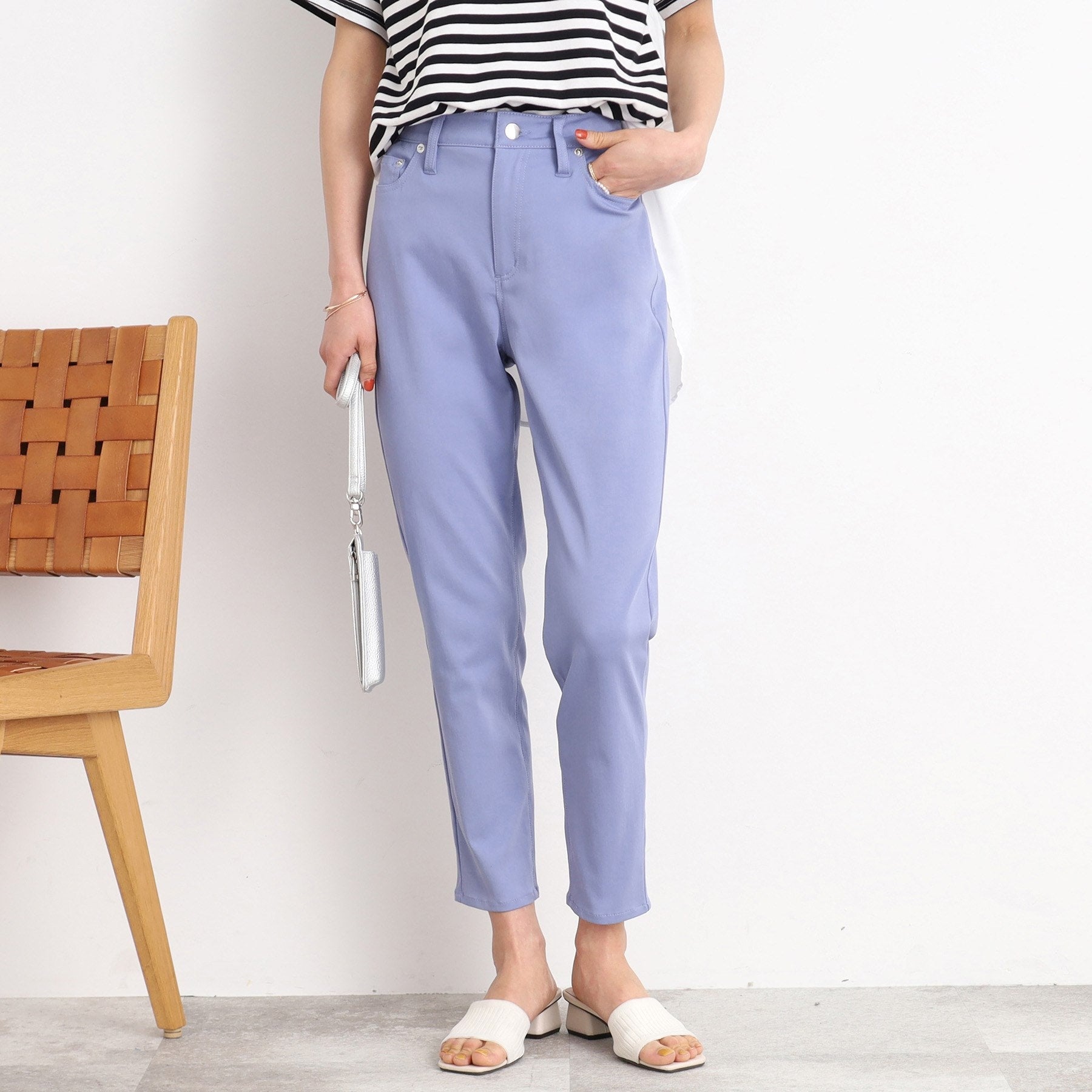 シューラルー SHOO・LA・RUE 一本は揃えておきたい【UV/接触冷感】ひんやりスキニーパンツ