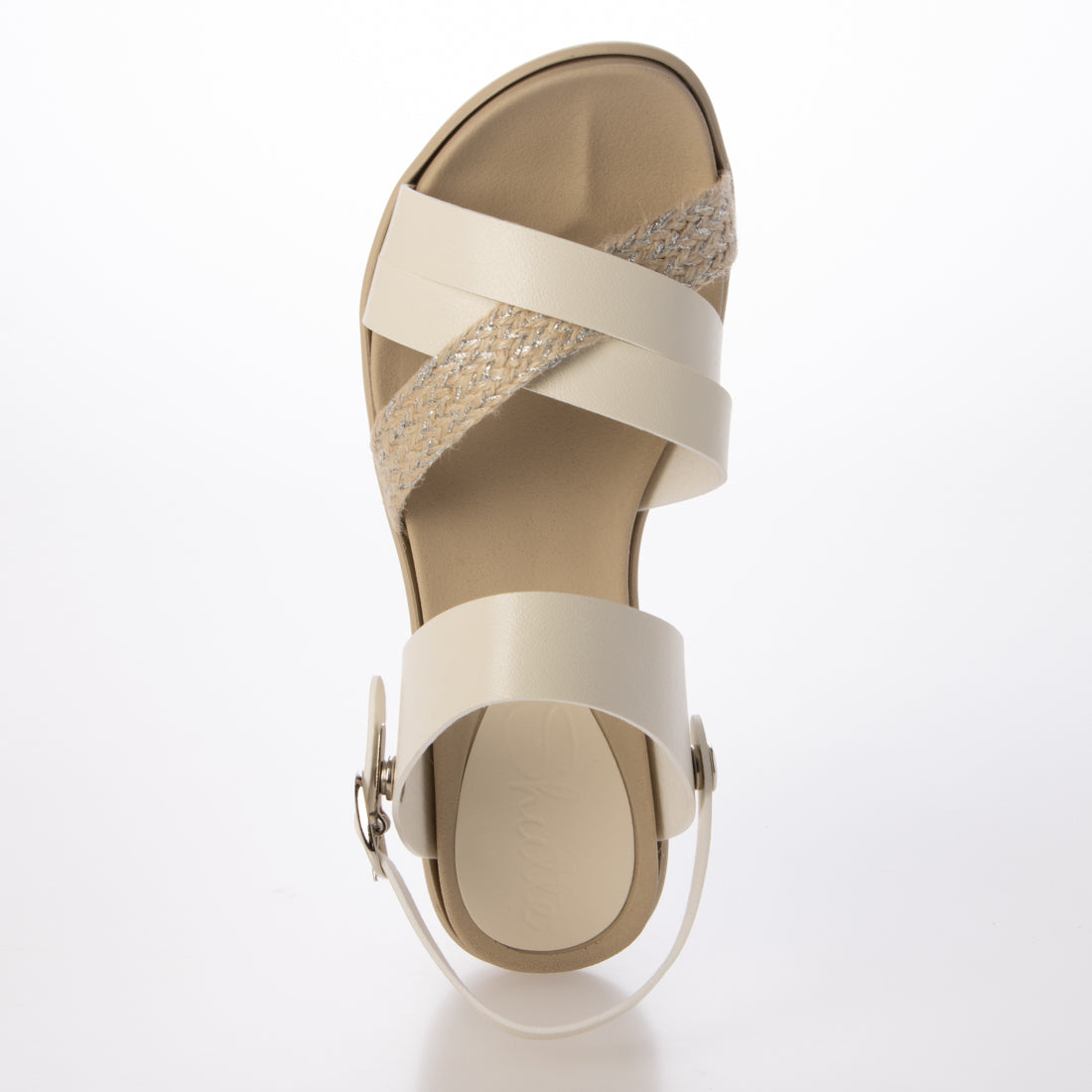 シュッテ Shutte レディースカジュアルサンダル (WHT) WHT