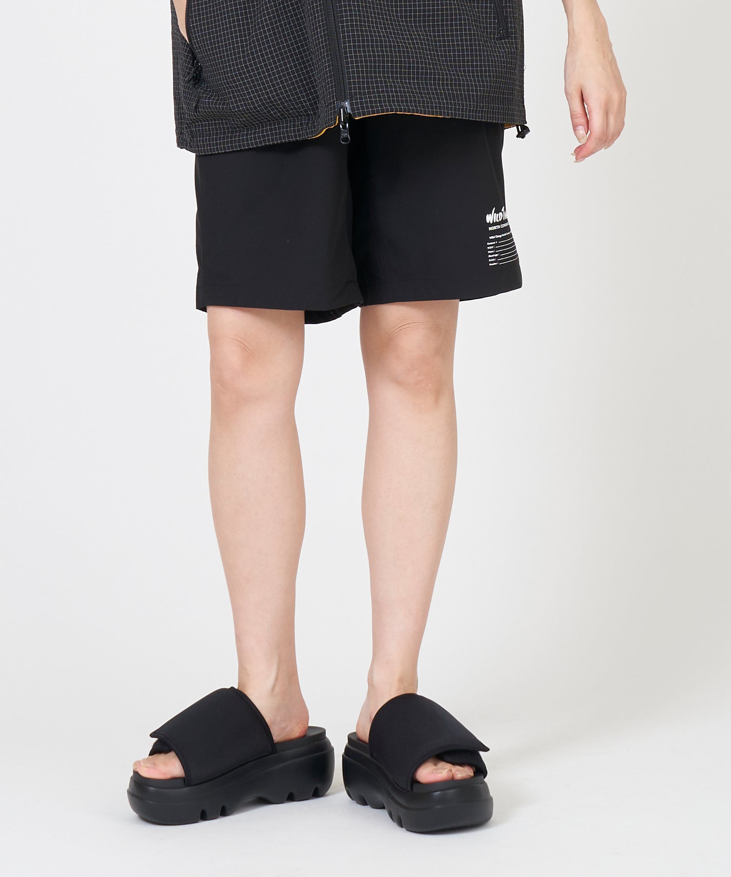 シャカ SHAKA PUFFY SLIDE CHUNKY (Black 01P) Black 01P