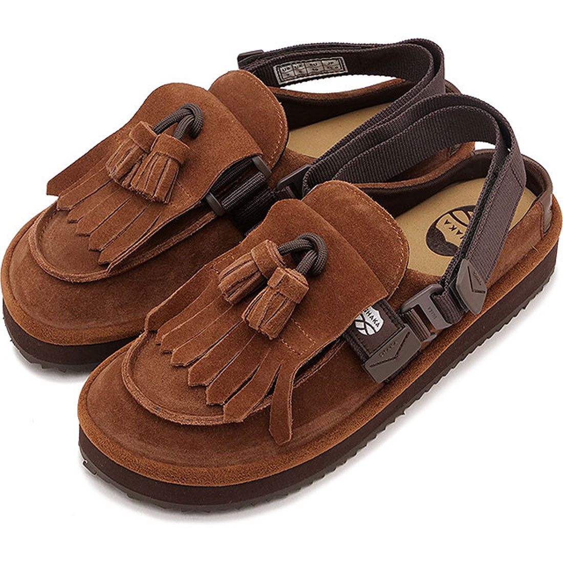 Shaka SHAKA MOC MULE TASSEL SUEDE Beige [SK-296]