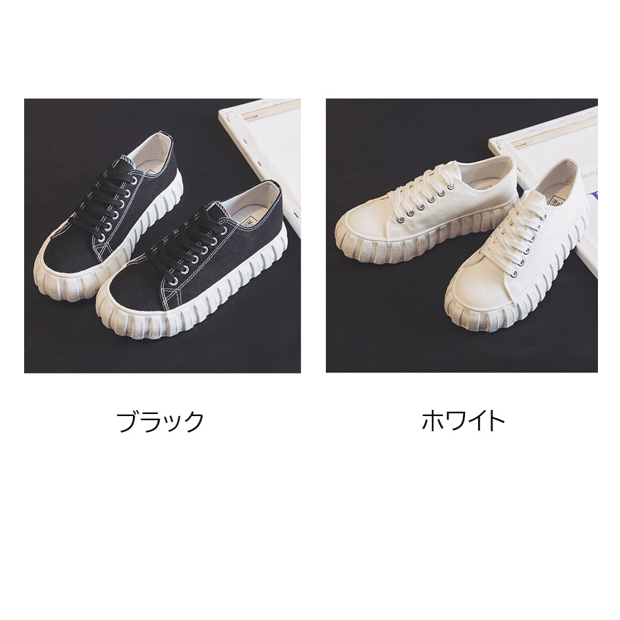 ショッピングゴー shoppinggo キャンバススニーカー キャンバスシューズ 幅広 軽量 男女兼用 レースアップ 通学 学生 靴 シンプル カジュアル ローカット 人気 い痛くない