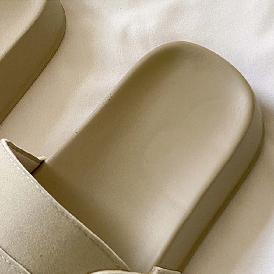 ショッピングゴー shoppinggo サンダル レディース スリッパ 履きやすい フラットサンダル ミュール 美脚 ぺたんこ 夏サンダル (キャメル) キャメル