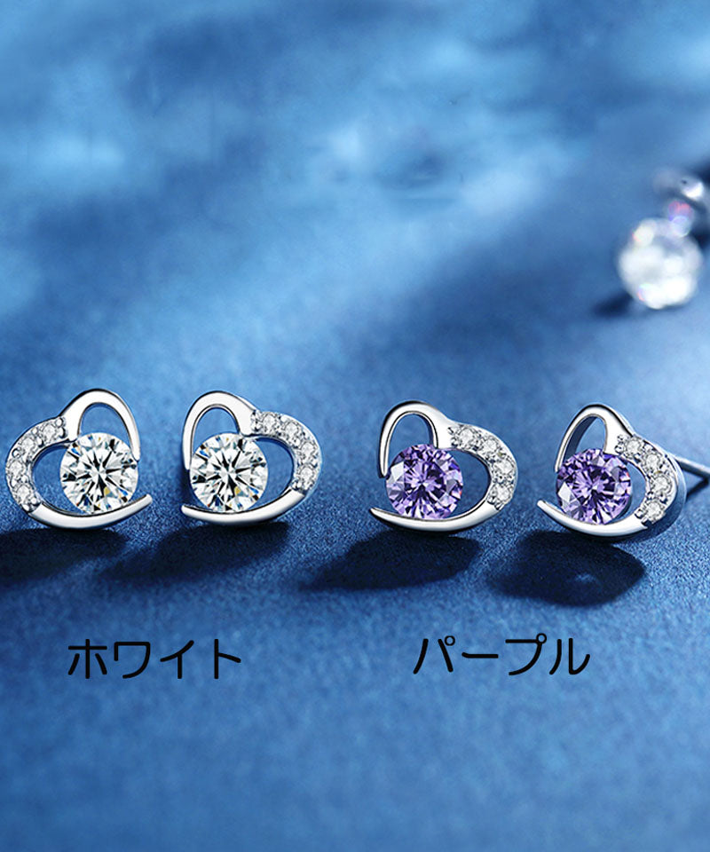 ショッピングゴー shoppinggo ピアス ハート スタッドピアス パールピアス 直結ピアス シンプル かわいい 結婚式 おしゃれ オフィス 人気アクセサリー