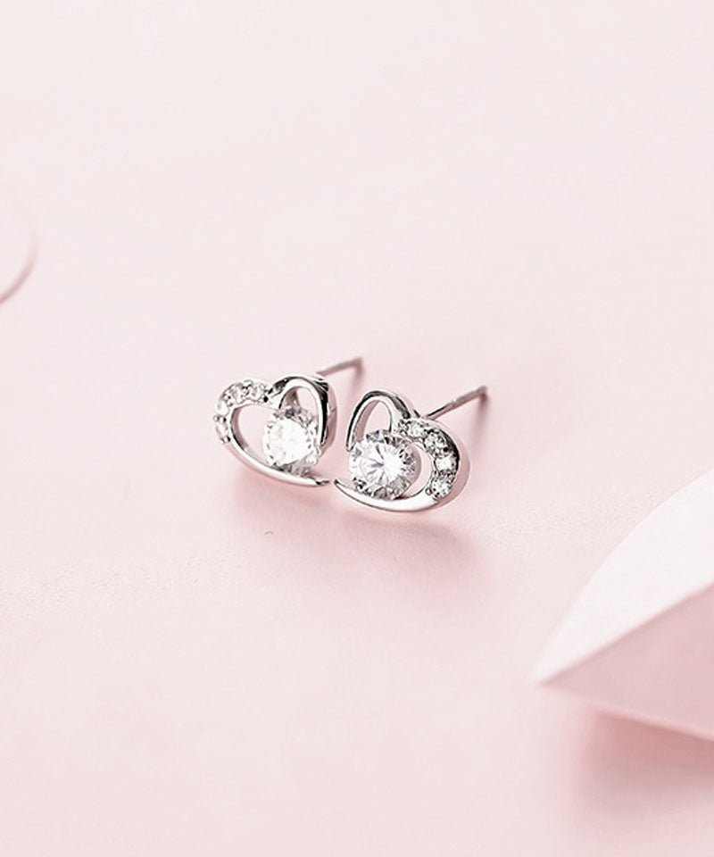 ショッピングゴー shoppinggo ピアス ハート スタッドピアス パールピアス 直結ピアス シンプル かわいい 結婚式 おしゃれ オフィス 人気アクセサリー