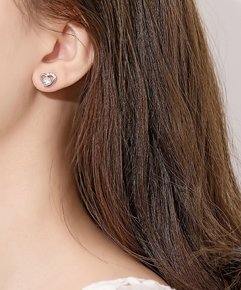 ショッピングゴー shoppinggo ピアス ハート スタッドピアス パールピアス 直結ピアス シンプル かわいい 結婚式 おしゃれ オフィス 人気アクセサリー