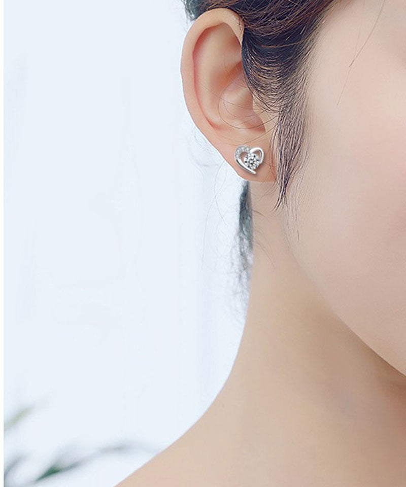 ショッピングゴー shoppinggo ピアス ハート スタッドピアス パールピアス 直結ピアス シンプル かわいい 結婚式 おしゃれ オフィス 人気アクセサリー