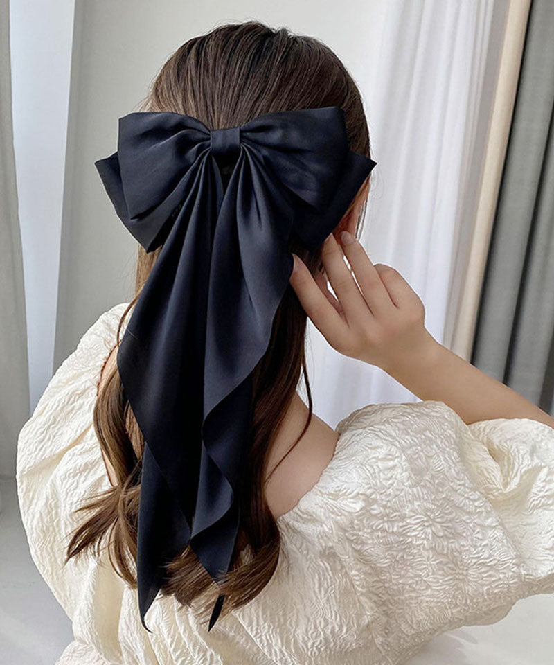 ショッピングゴー shoppinggo リボンヘアアクセサリー 大きめ 髪飾り 大きい おしゃれ キッズ 大人 オシャレ 卒業式 デート 結婚式 旅行