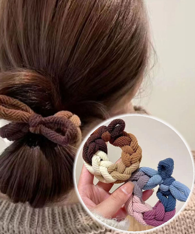 ショッピングゴー shoppinggo ヘアゴム バイカラー 太め おしゃれ ヘアアクセサリー 結び シンプル 髪留め ヘア留め かわいい オシャレ 髪飾り 上品 パーティー飾り