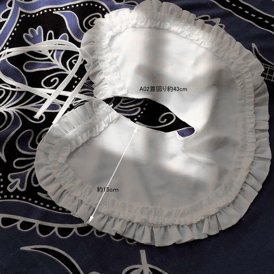 ショッピングゴー shoppinggo つけ襟 レディース ホワイト レース アイレット刺繍 シャツ shirt 付け衿 フェミニン ガーリー レイヤード オールシーズン 重ね着