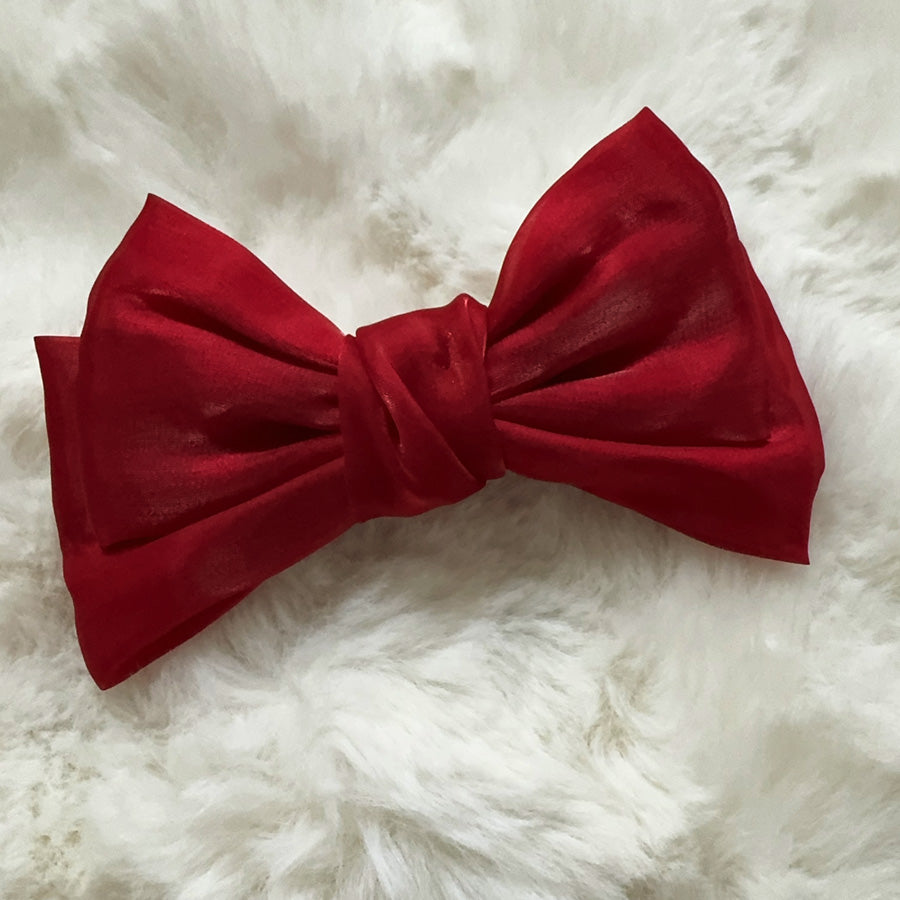 ショッピングゴー shoppinggo 大驚小怪蝴蝶結髮夾 小型 髮夾 髮飾 雙層 端莊 可愛 優雅 髮針 可愛 派對 成人