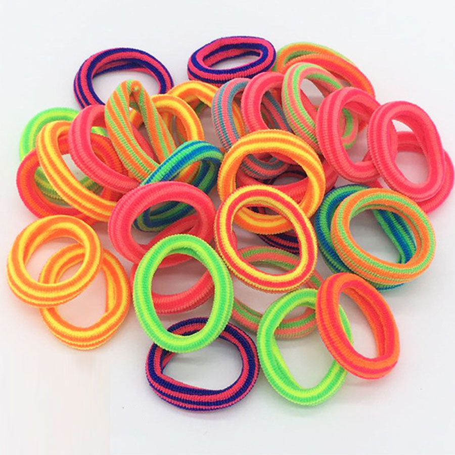 ショッピングゴー shoppinggo 不纏繞橡皮筋 小套裝 髮圈 嬰兒橡皮筋 不纏繞橡皮筋 簡約 KIDS 兒童 不痛 可愛 日常 普通使用 日用