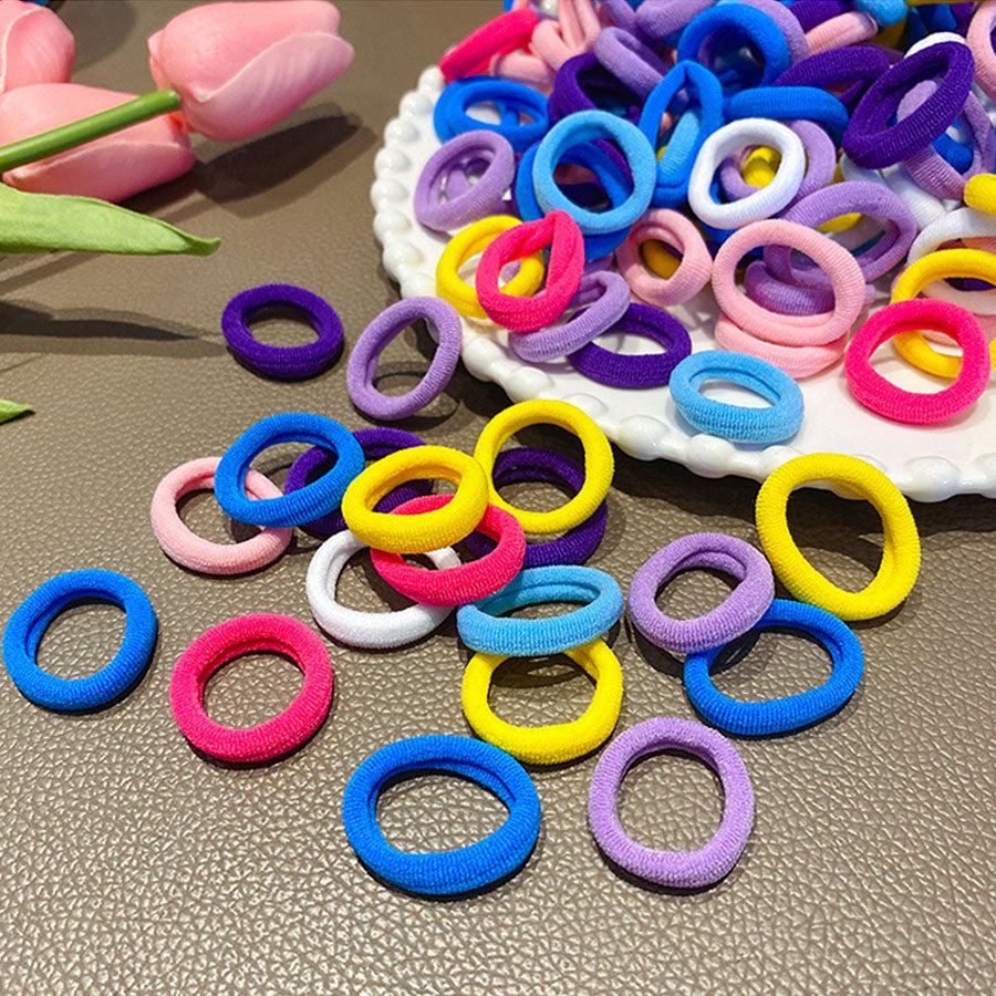 ショッピングゴー shoppinggo 不纏繞橡皮筋 小套裝 髮圈 嬰兒橡皮筋 不纏繞橡皮筋 簡約 KIDS 兒童 不痛 可愛 日常 普通使用 日用