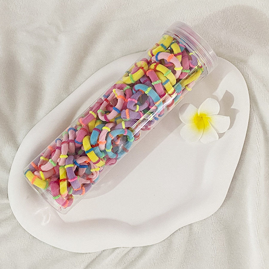 ショッピングゴー shoppinggo 不纏繞橡皮筋 小套裝 髮圈 嬰兒橡皮筋 不纏繞橡皮筋 簡約 KIDS 兒童 不痛 可愛 日常 普通使用 日用