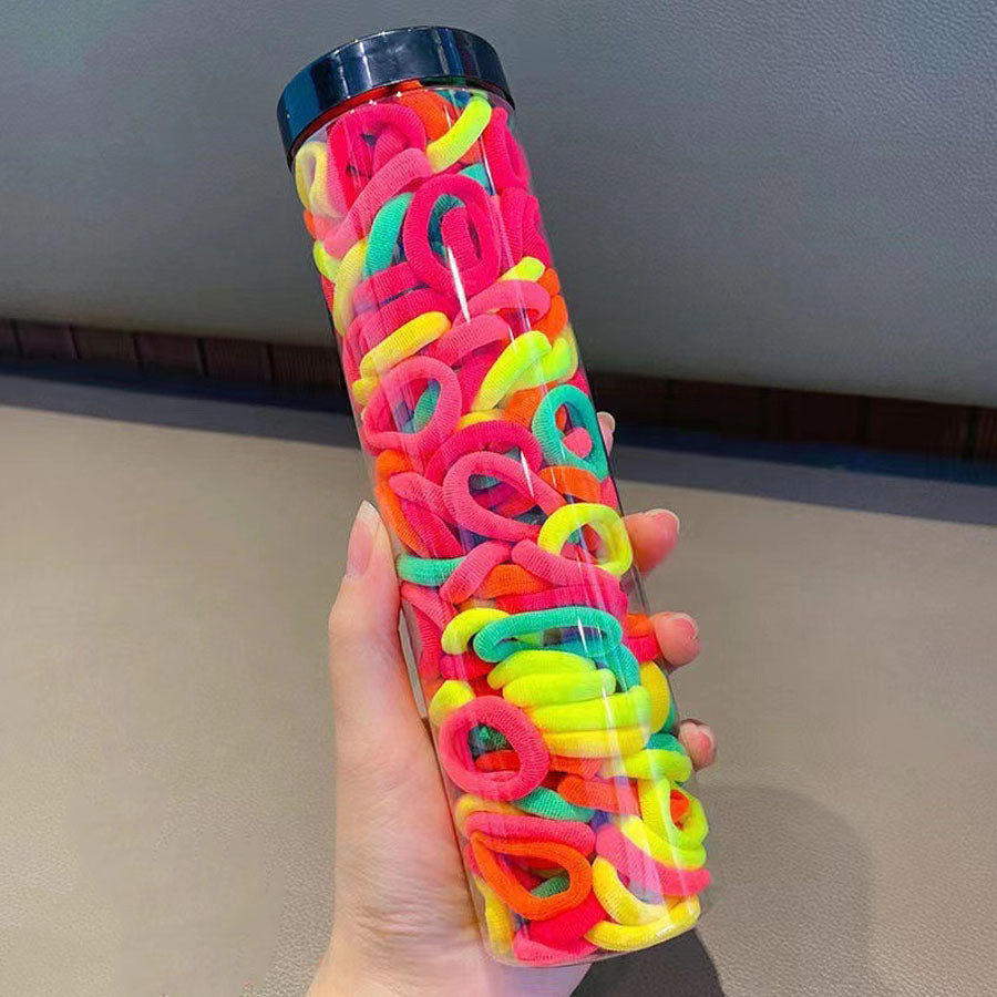 ショッピングゴー shoppinggo 不纏繞橡皮筋 小套裝 髮圈 嬰兒橡皮筋 不纏繞橡皮筋 簡約 KIDS 兒童 不痛 可愛 日常 普通使用 日用