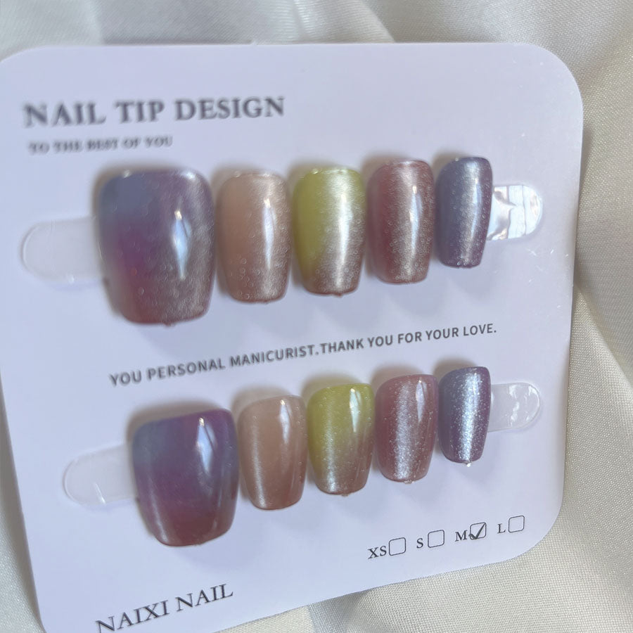 購物GO shoppinggo 指甲貼 短款 簡約 花朵 閃亮 甲片 美甲 藝術甲片 裝飾甲片 橢圓 婚禮 【不接受退貨商品】