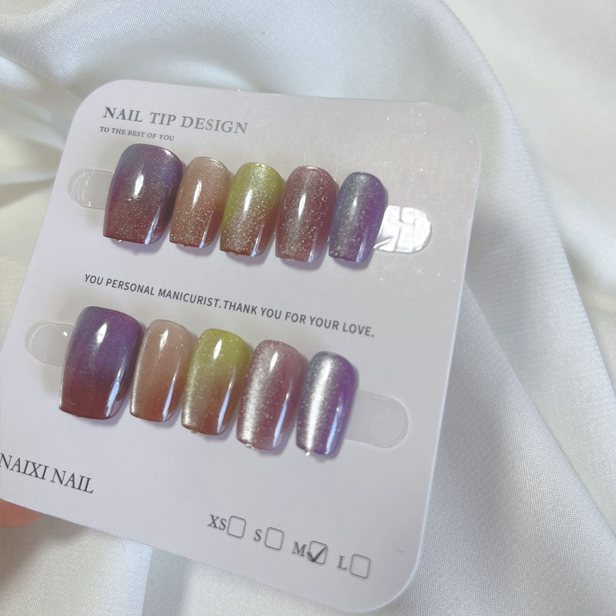 購物GO shoppinggo 指甲貼 短款 簡約 花朵 閃亮 甲片 美甲 藝術甲片 裝飾甲片 橢圓 婚禮 【不接受退貨商品】