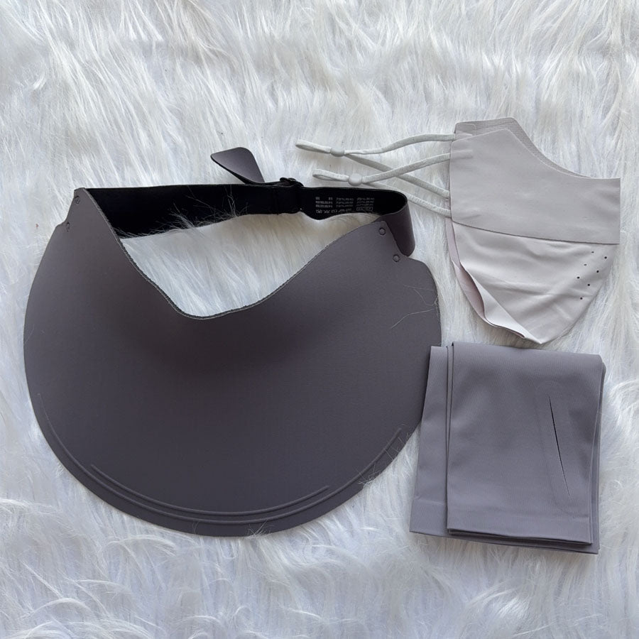 ショッピングゴー shoppinggo 日焼け止め3点セット 日よけ帽子 アームカバー UVカット レディース メンズ 日焼け対策 キャップ 通気 折り畳み 園芸 釣り 登山 アウトドア アドベンチャーハット【返品不可商品】 (グレー) グレー