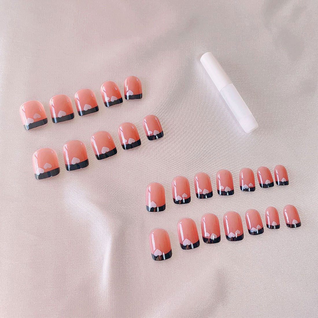 ショッピングゴー shoppinggo ネイルチップ ショート4タイプ シンプル ブライダル ピンク つけ爪 ネイルアート アートチップ【返品不可商品】