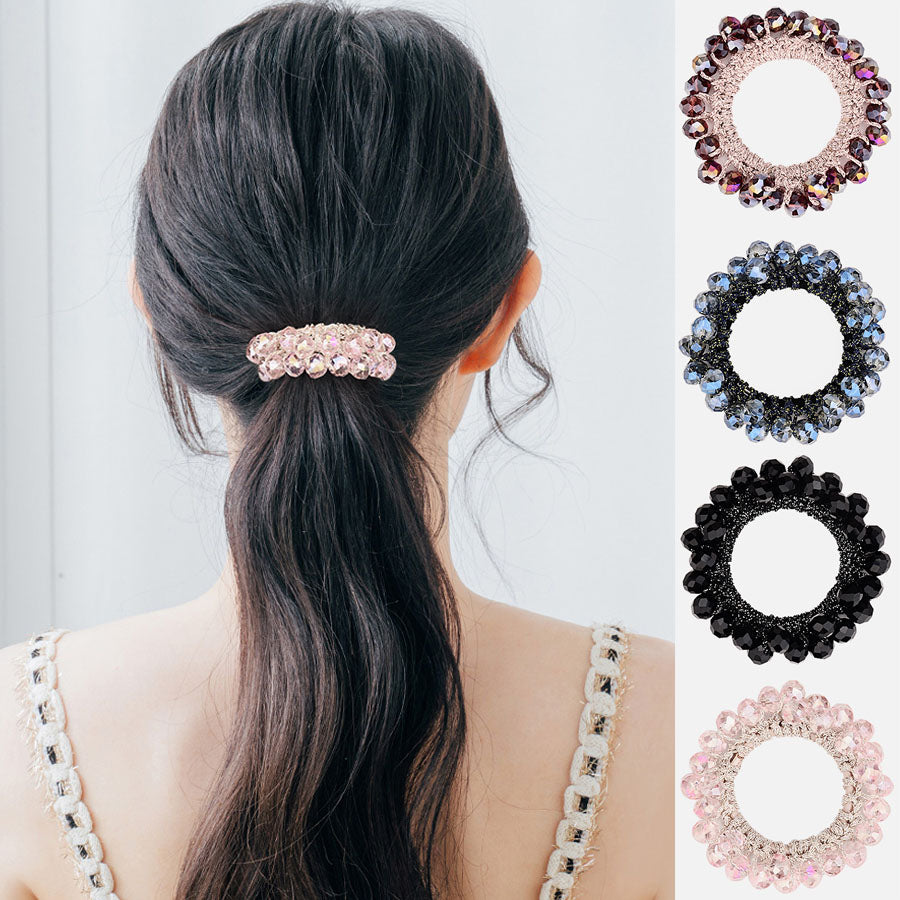 Shopping Go shoppinggo Hair tie Bubble Simple Bracelet Beads Hair clip Hair accessory Hair decoration Elegant Party decoration