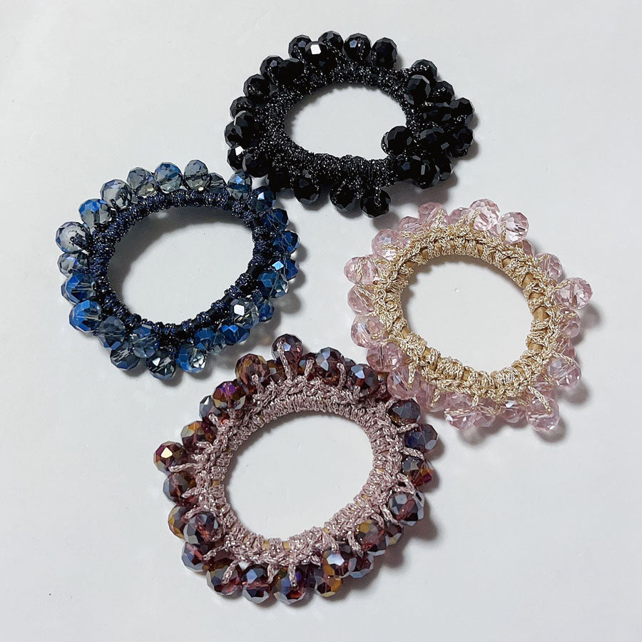 ショッピングゴー shoppinggo ヘアゴム バブル シンプル ブレスレット ビーズ ヘア留め ヘアアクセサリー 髪飾り 上品 パーティー飾り